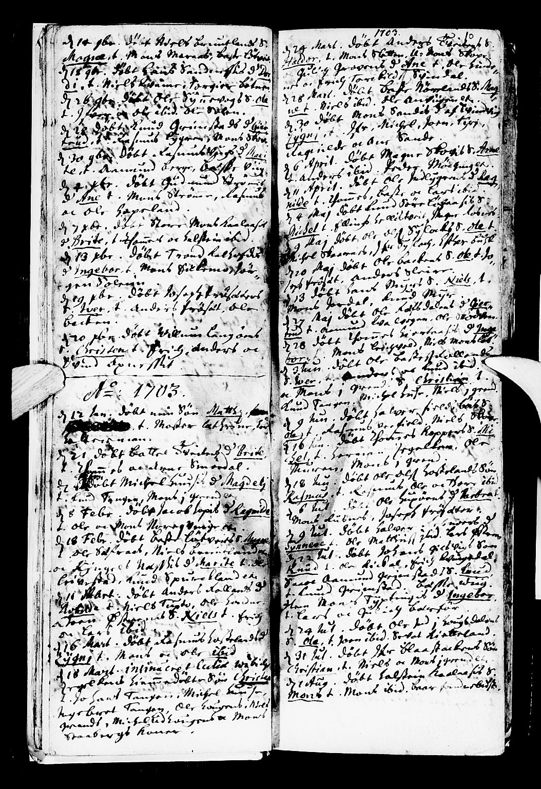 Lindås Sokneprestembete, SAB/A-76701/H/Haa: Parish register (official) no. A 1, 1699-1746, p. 10