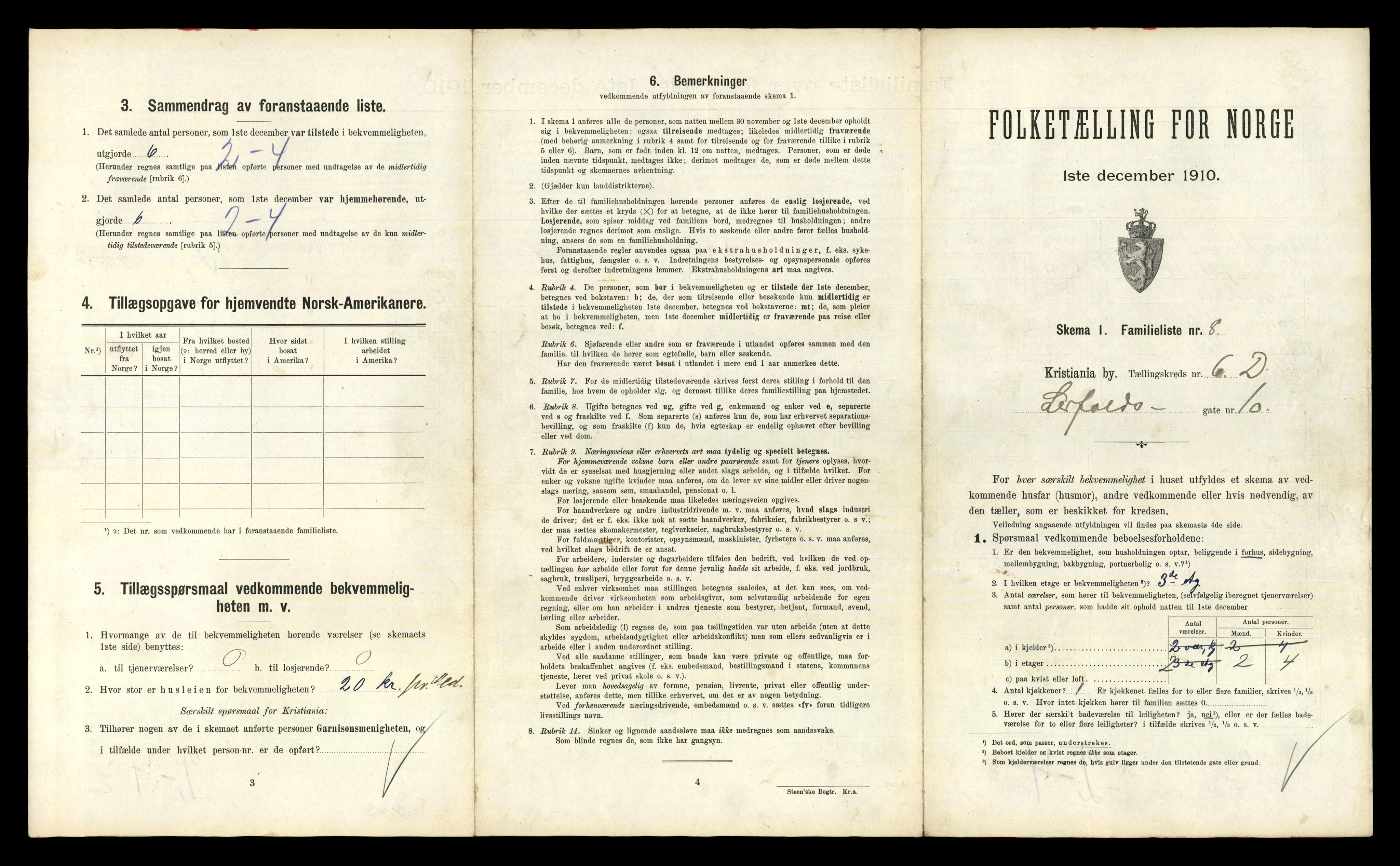 RA, 1910 census for Kristiania, 1910, p. 55777