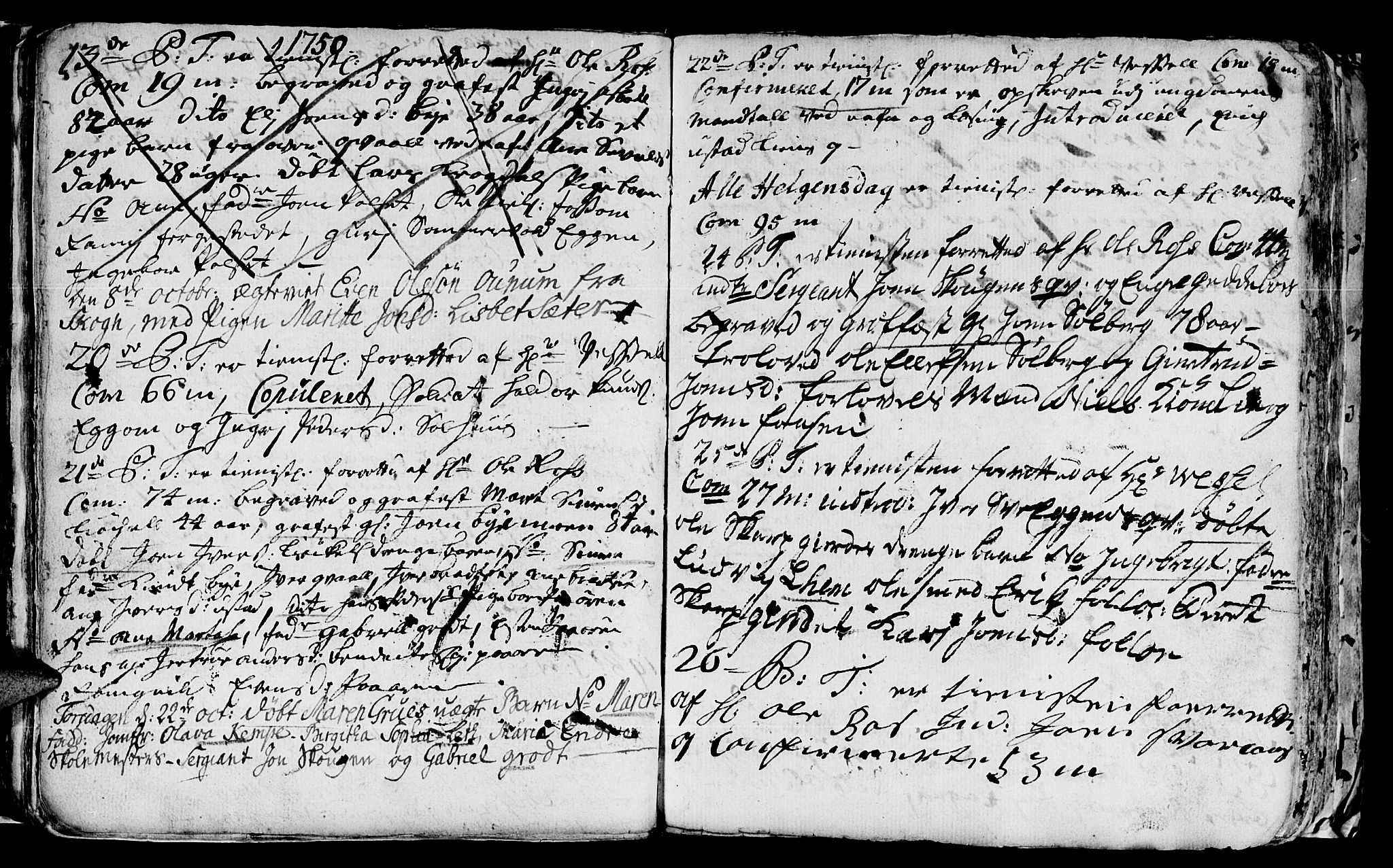 Ministerialprotokoller, klokkerbøker og fødselsregistre - Sør-Trøndelag, AV/SAT-A-1456/668/L0813: Parish register (copy) no. 668C02, 1743-1765