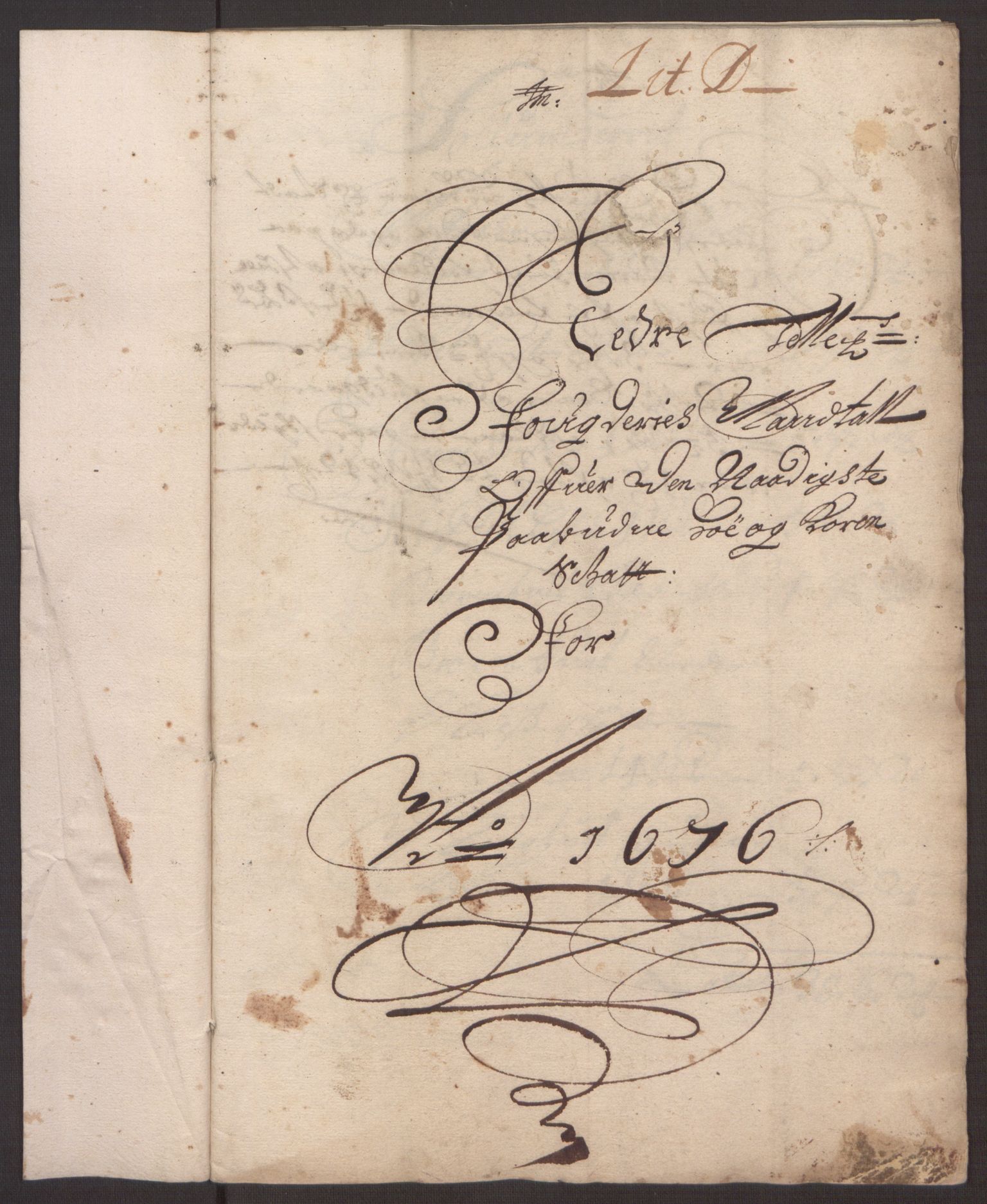 Rentekammeret inntil 1814, Reviderte regnskaper, Fogderegnskap, RA/EA-4092/R35/L2066: Fogderegnskap Øvre og Nedre Telemark, 1676, p. 60