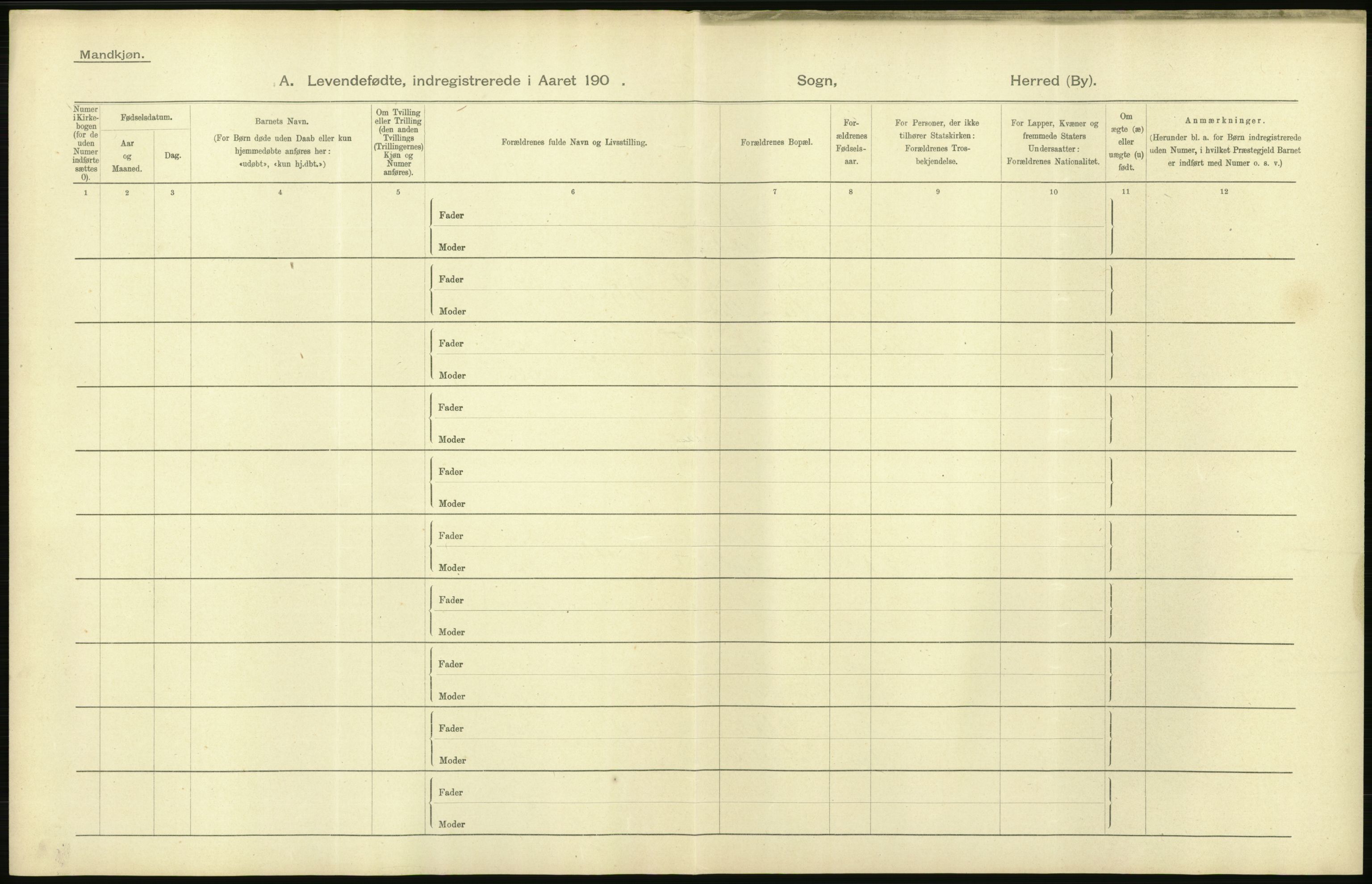 Statistisk sentralbyrå, Sosiodemografiske emner, Befolkning, AV/RA-S-2228/D/Df/Dfa/Dfaa/L0012: Stavanger amt: Fødte, gifte, døde, 1903, p. 18