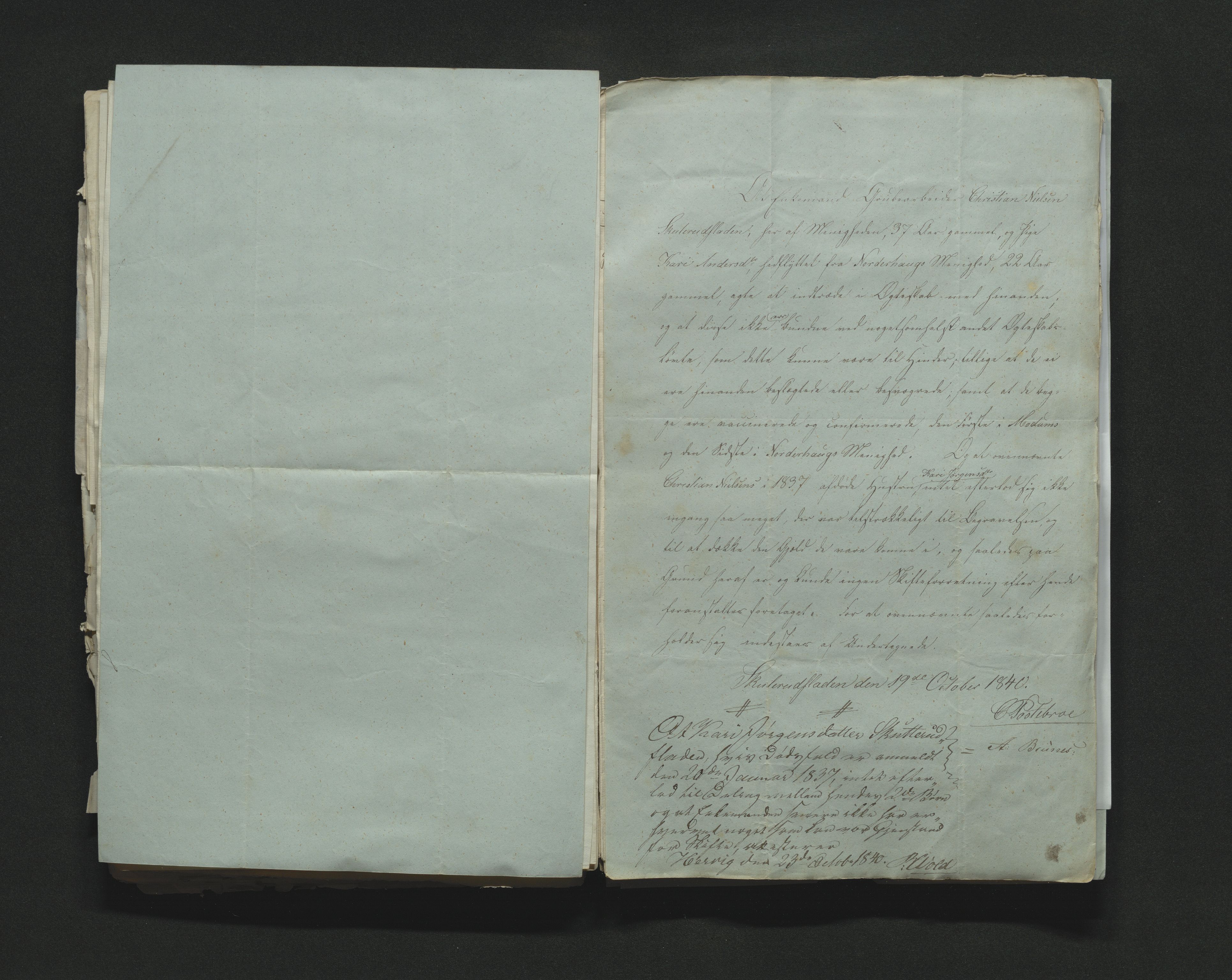 Eiker, Modum og Sigdal sorenskriveri, AV/SAKO-A-123/H/Ha/Hab/L0005: Dødsfallsmeldinger, 1837-1840
