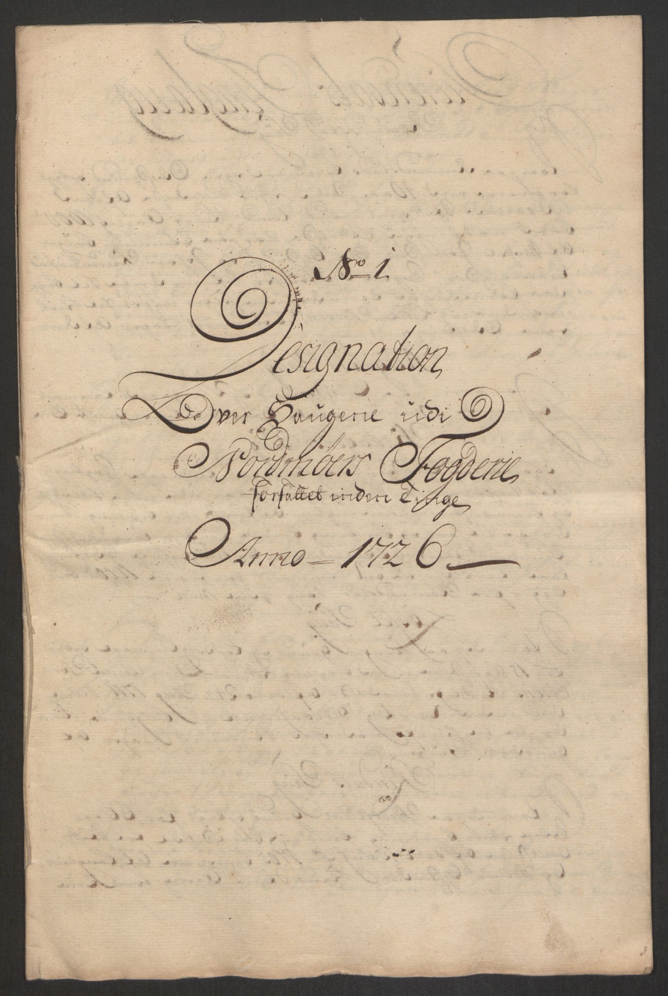 Rentekammeret inntil 1814, Reviderte regnskaper, Fogderegnskap, RA/EA-4092/R56/L3759: Fogderegnskap Nordmøre, 1726, p. 325