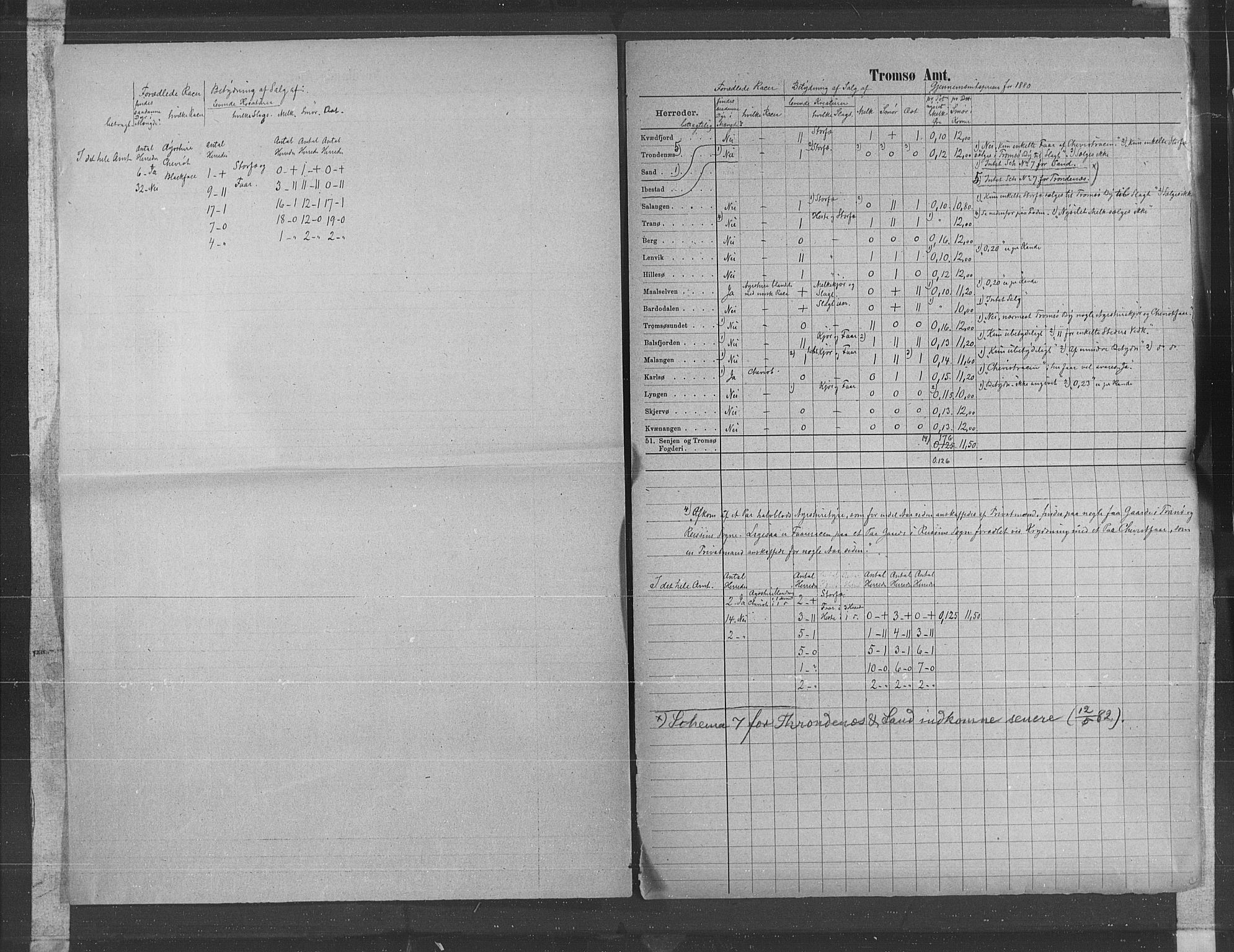 Statistisk sentralbyrå, Næringsøkonomiske emner, Generelt - Amtmennenes femårsberetninger, AV/RA-S-2233/F/Fa/L0057: --, 1876-1880, p. 33