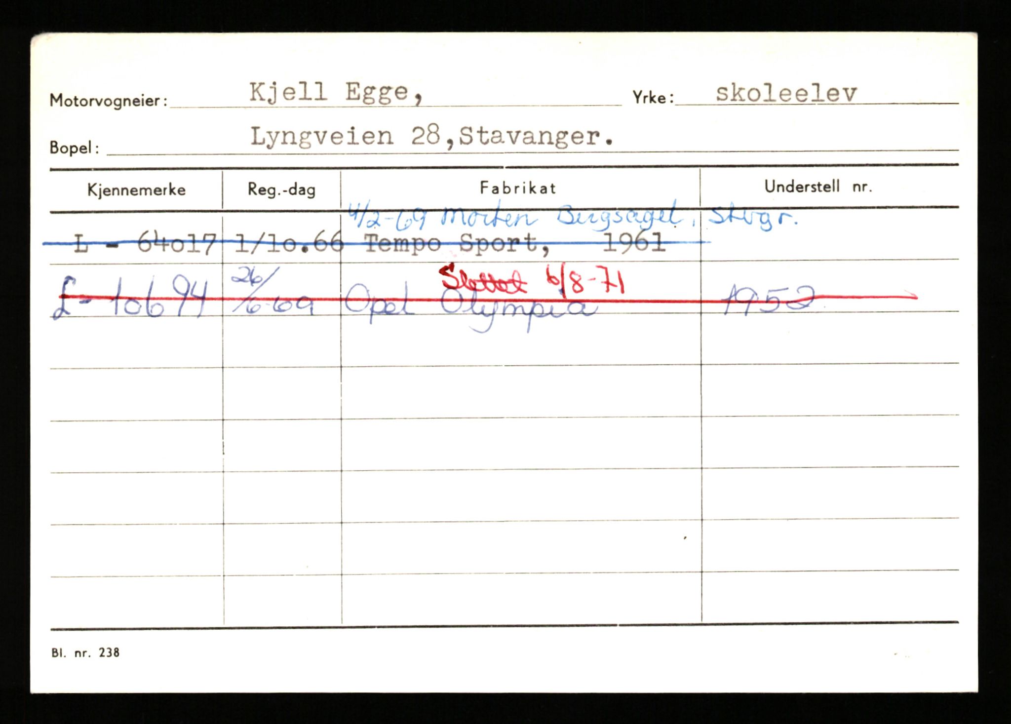 Stavanger trafikkstasjon, AV/SAST-A-101942/0/H/L0007: Egerøy - Eppeland, 1930-1971, p. 17