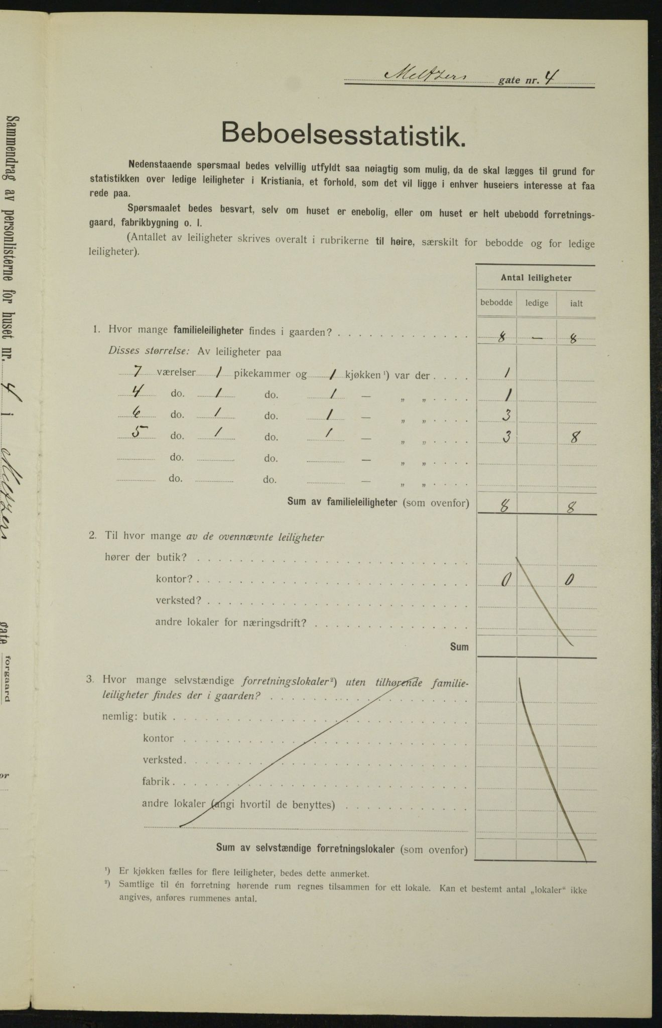 OBA, Municipal Census 1912 for Kristiania, 1912, p. 65682