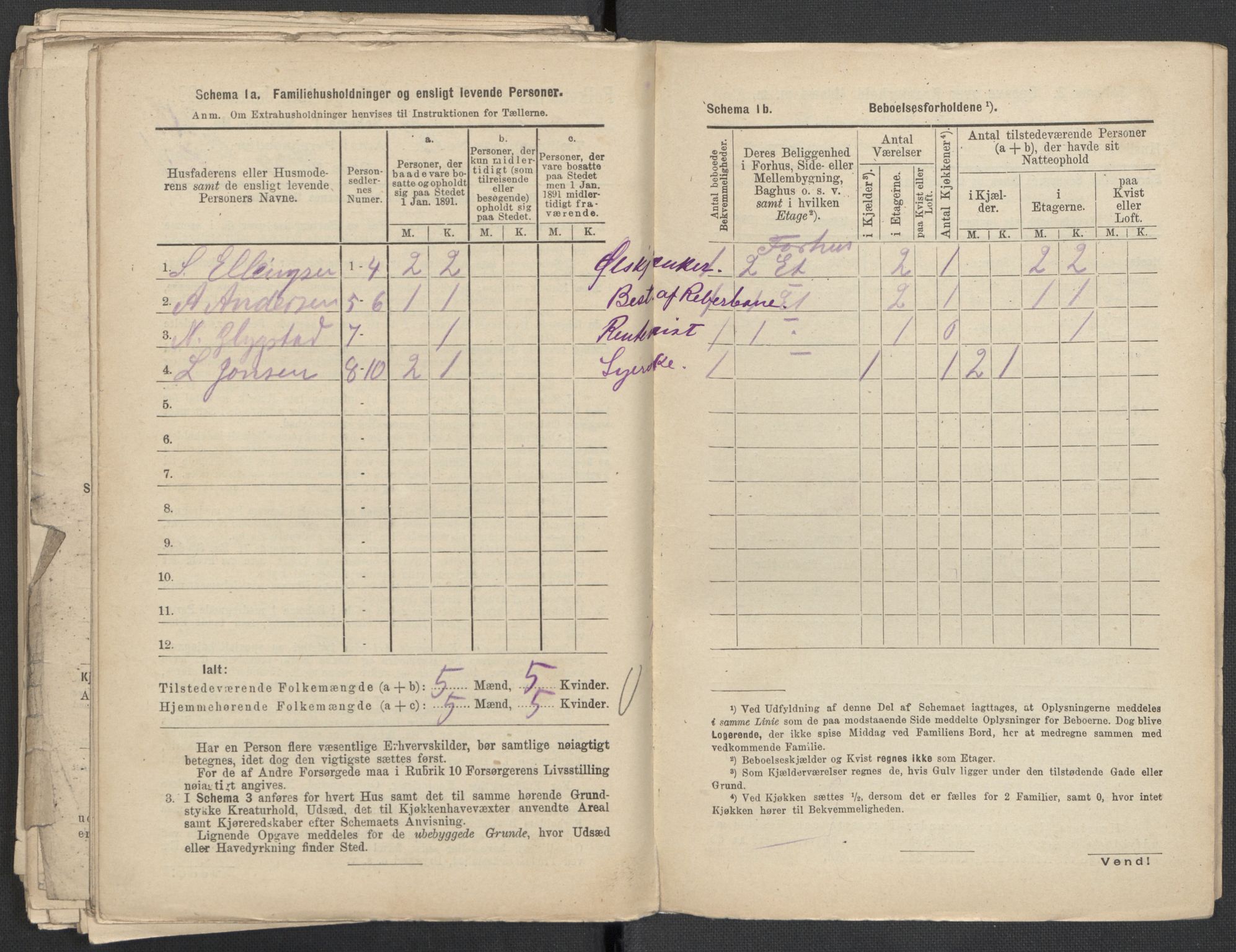 RA, 1891 Census for 1301 Bergen, 1891, p. 2162