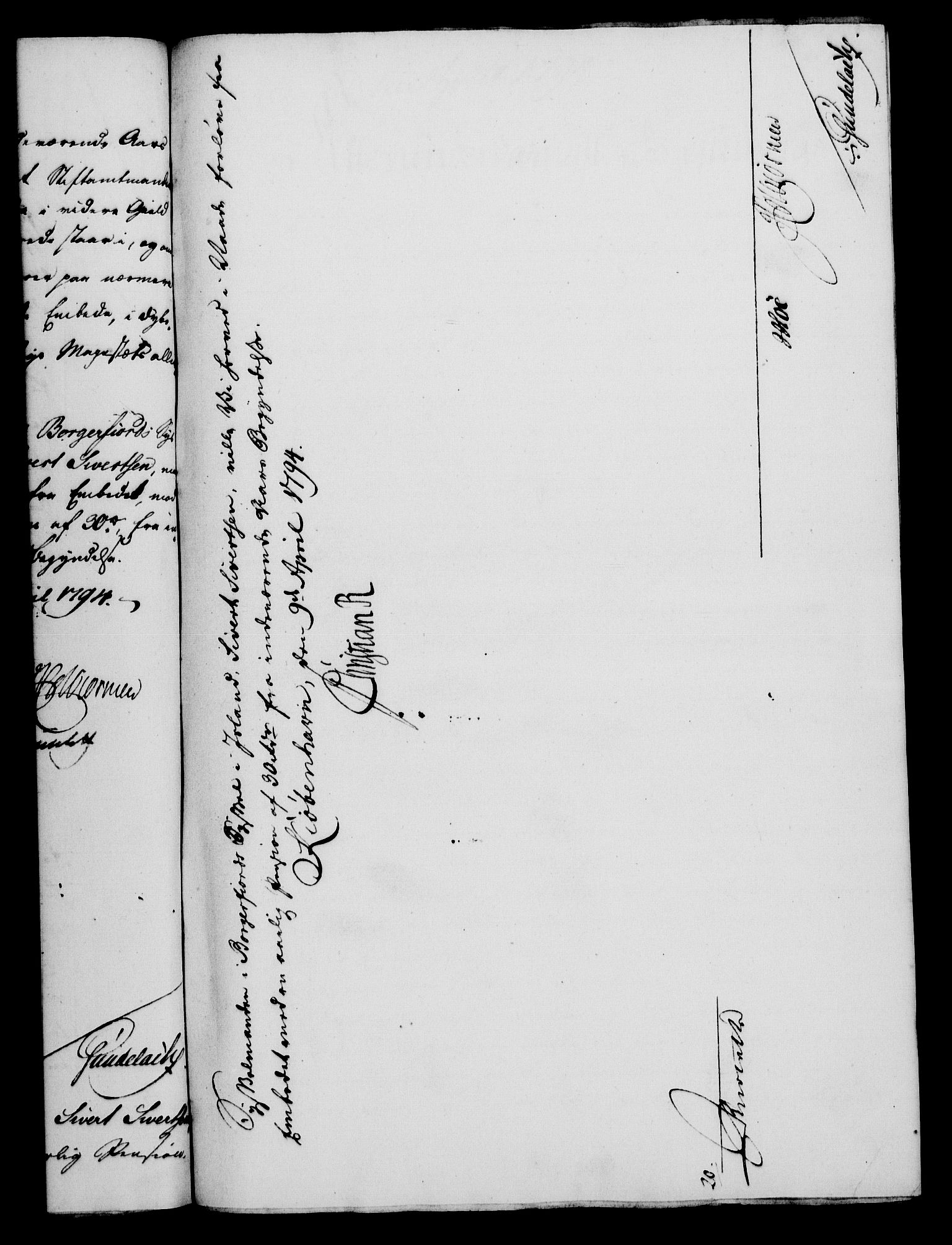 Rentekammeret, Kammerkanselliet, RA/EA-3111/G/Gf/Gfa/L0076: Norsk relasjons- og resolusjonsprotokoll (merket RK 52.76), 1794, p. 166