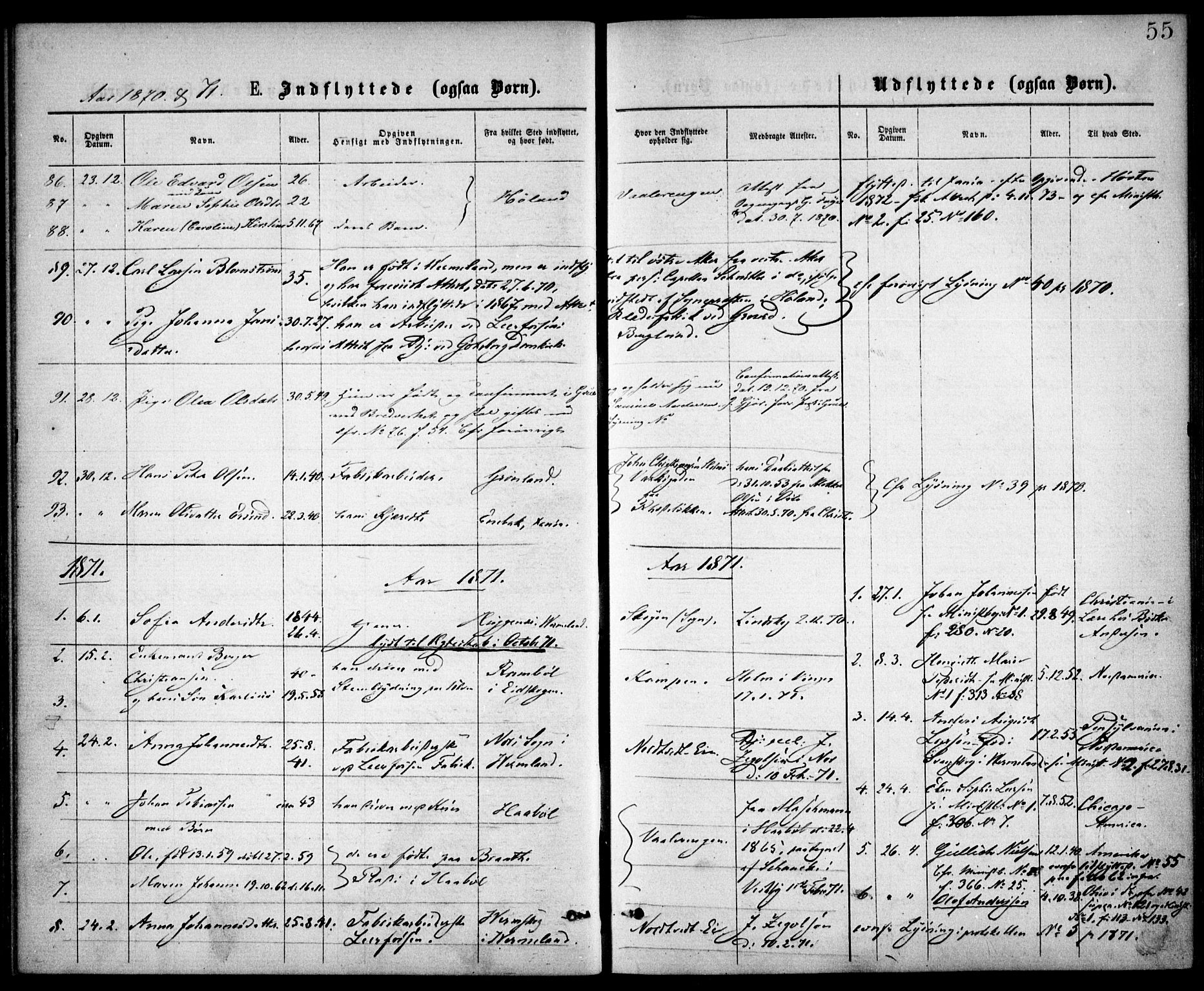 Østre Aker prestekontor Kirkebøker, SAO/A-10840/F/Fa/L0002: Parish register (official) no. I 2, 1861-1878, p. 55