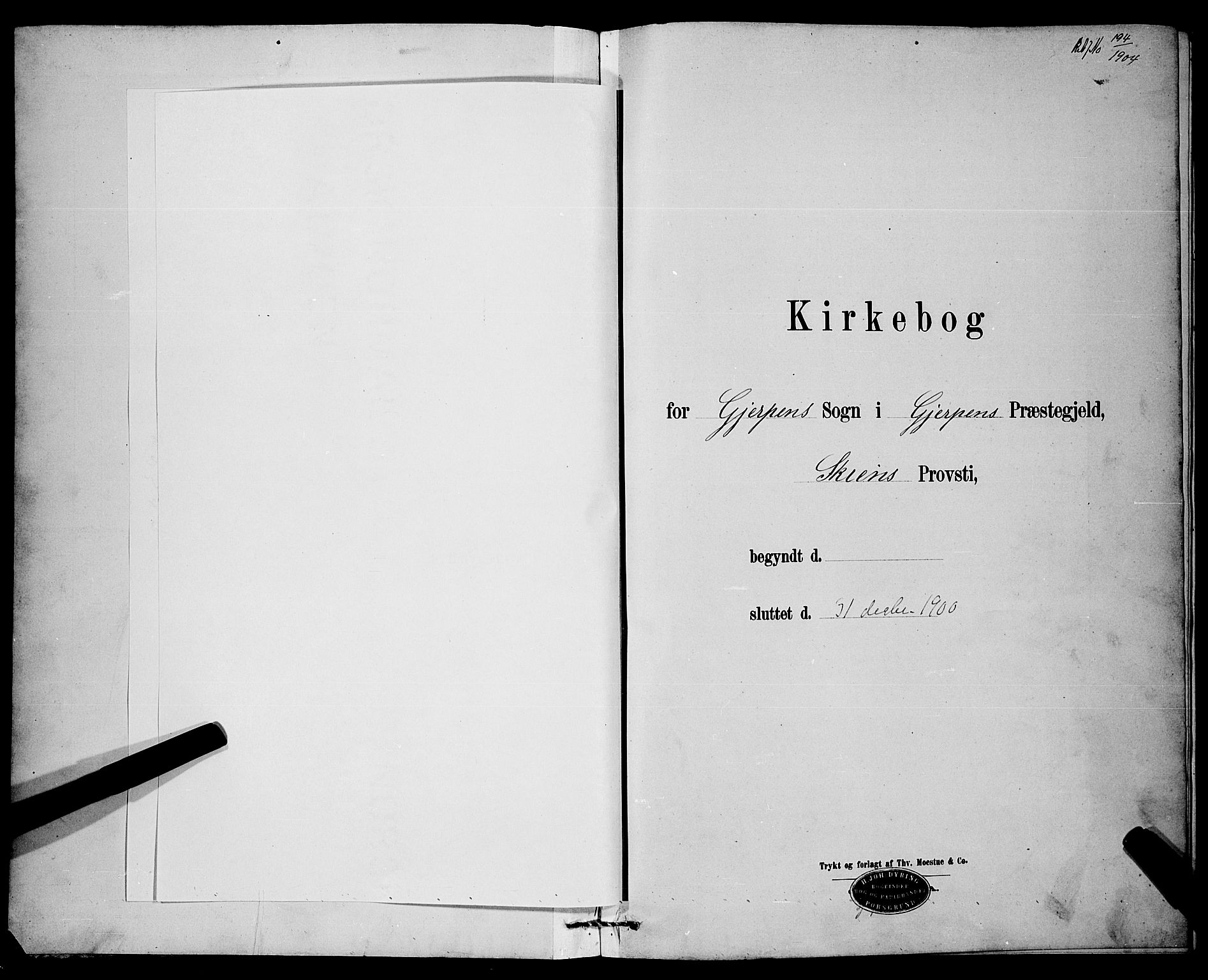 Gjerpen kirkebøker, AV/SAKO-A-265/G/Ga/L0002: Parish register (copy) no. I 2, 1883-1900