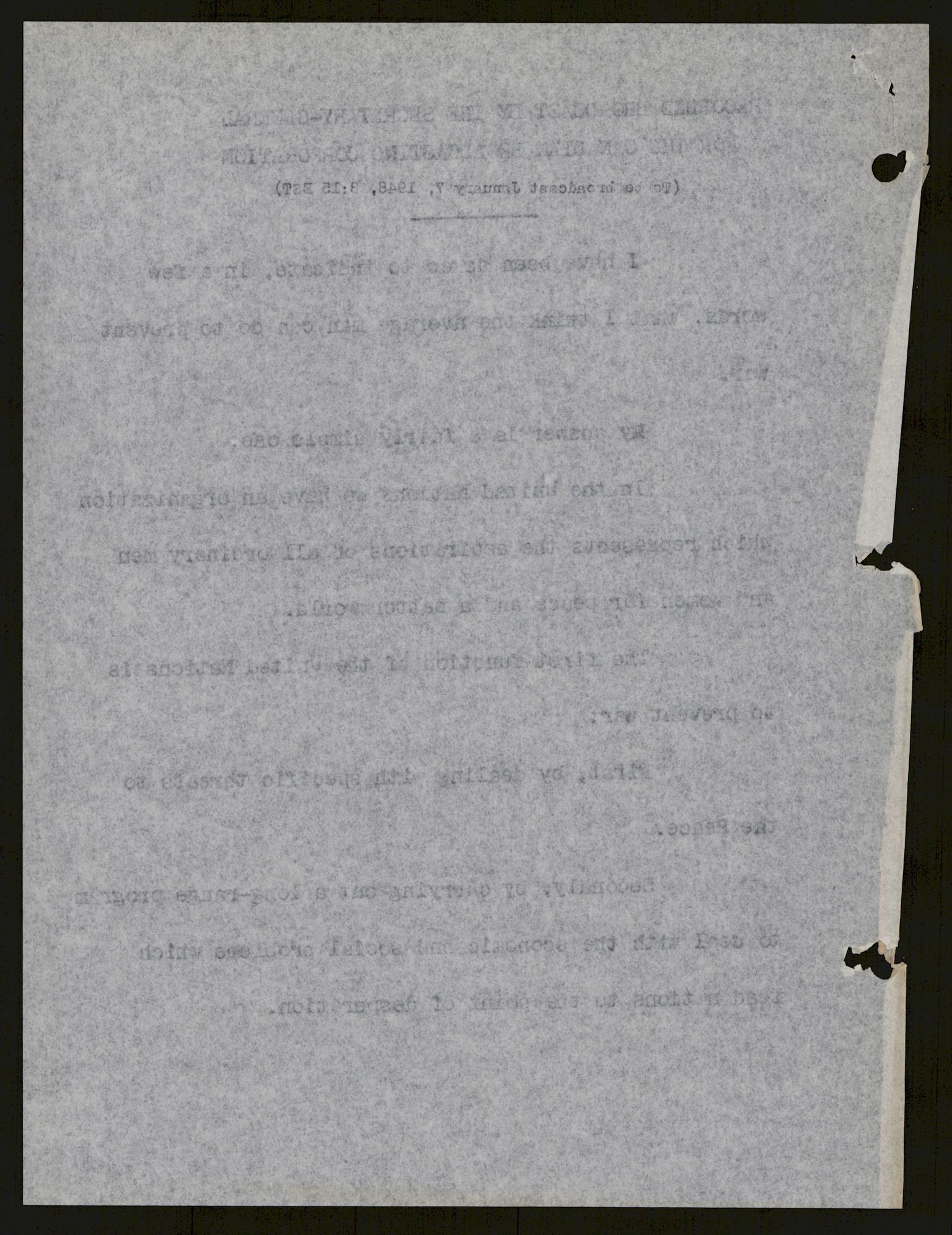 Lie, Trygve, AV/RA-PA-1407/D/L0025: Generalsekretærens papirer., 1948-1951, p. 24