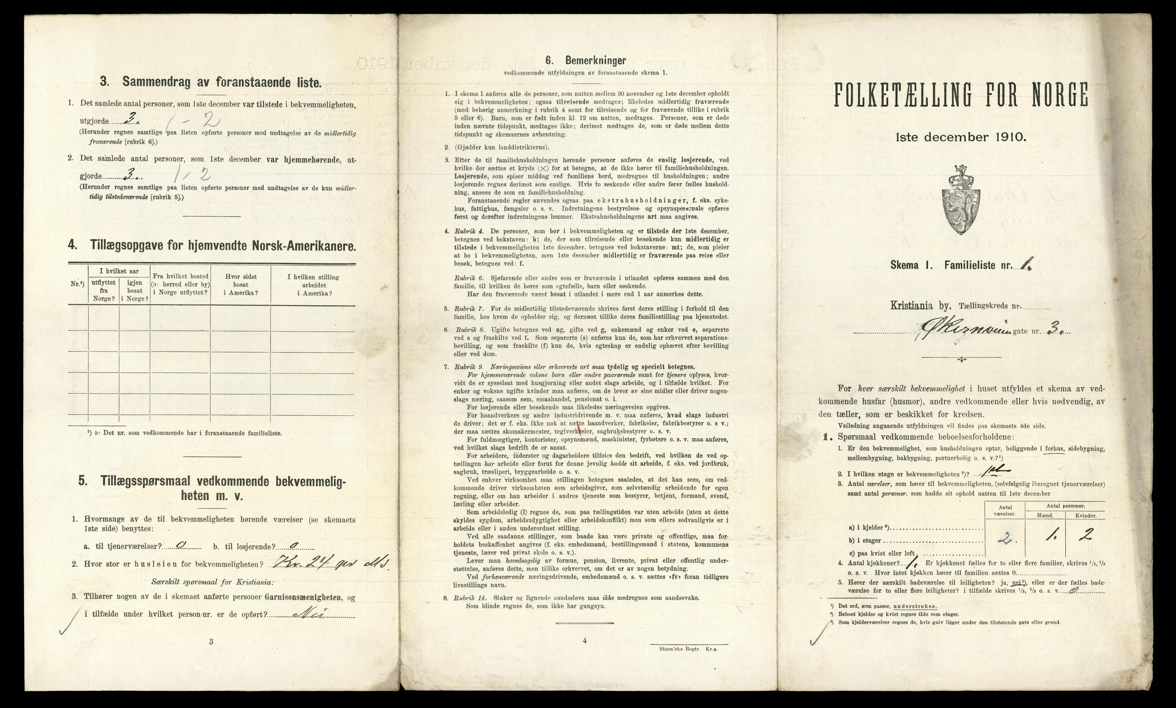 RA, 1910 census for Kristiania, 1910, p. 124183