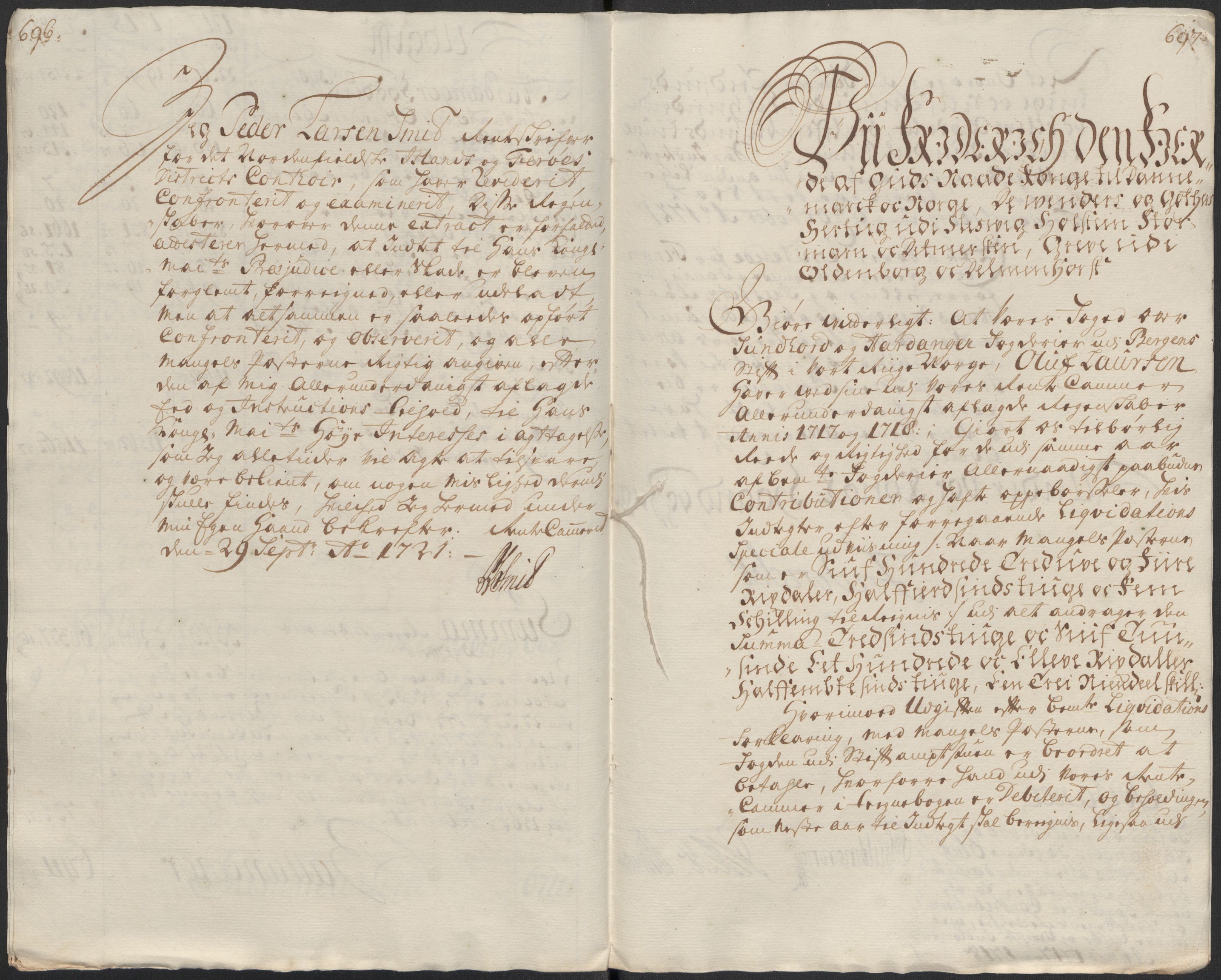 Rentekammeret inntil 1814, Reviderte regnskaper, Fogderegnskap, RA/EA-4092/R48/L2995: Fogderegnskap Sunnhordland og Hardanger, 1718, p. 59