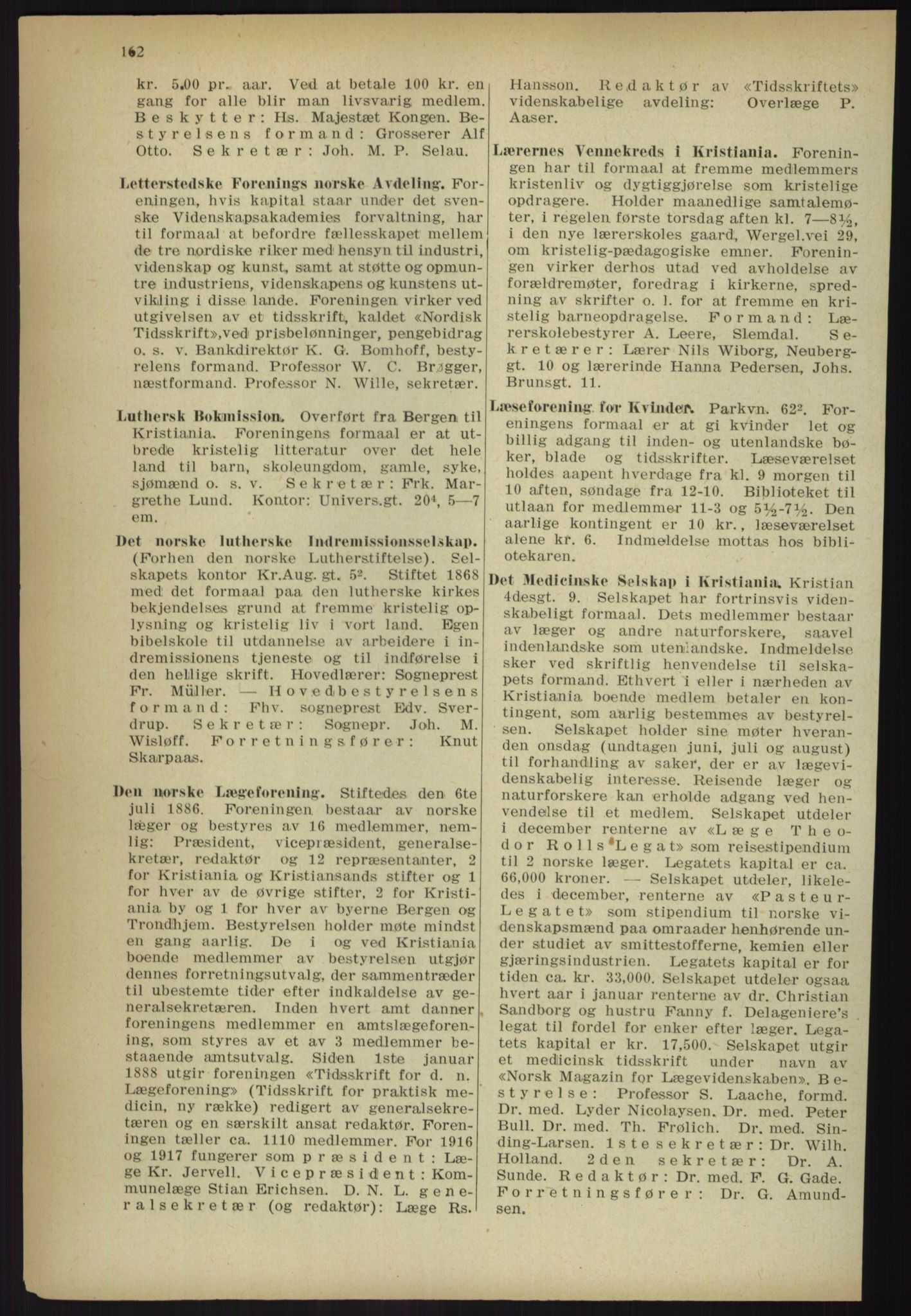 Kristiania/Oslo adressebok, PUBL/-, 1918, p. 175