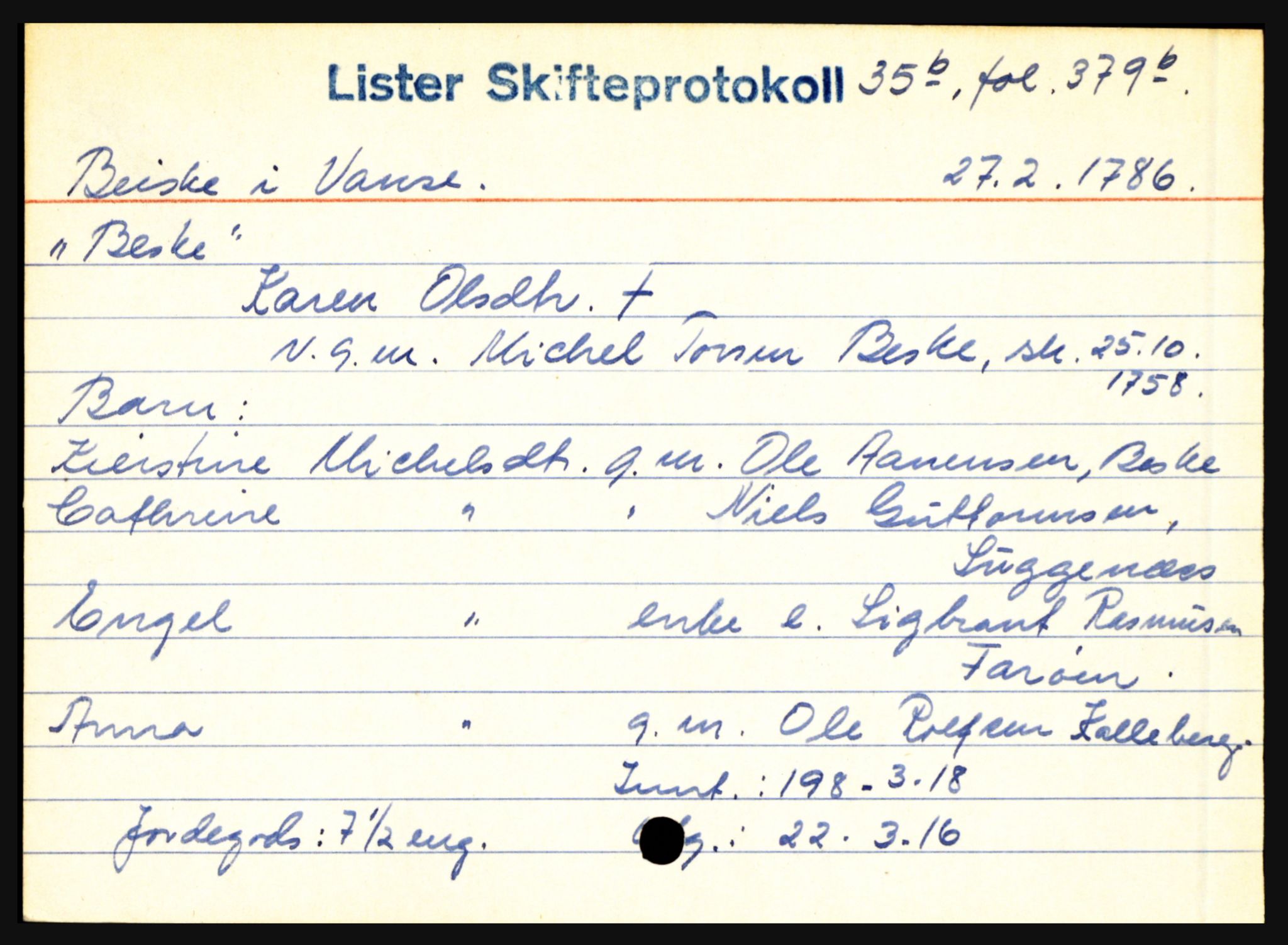 Lister sorenskriveri, AV/SAK-1221-0003/H, p. 1093