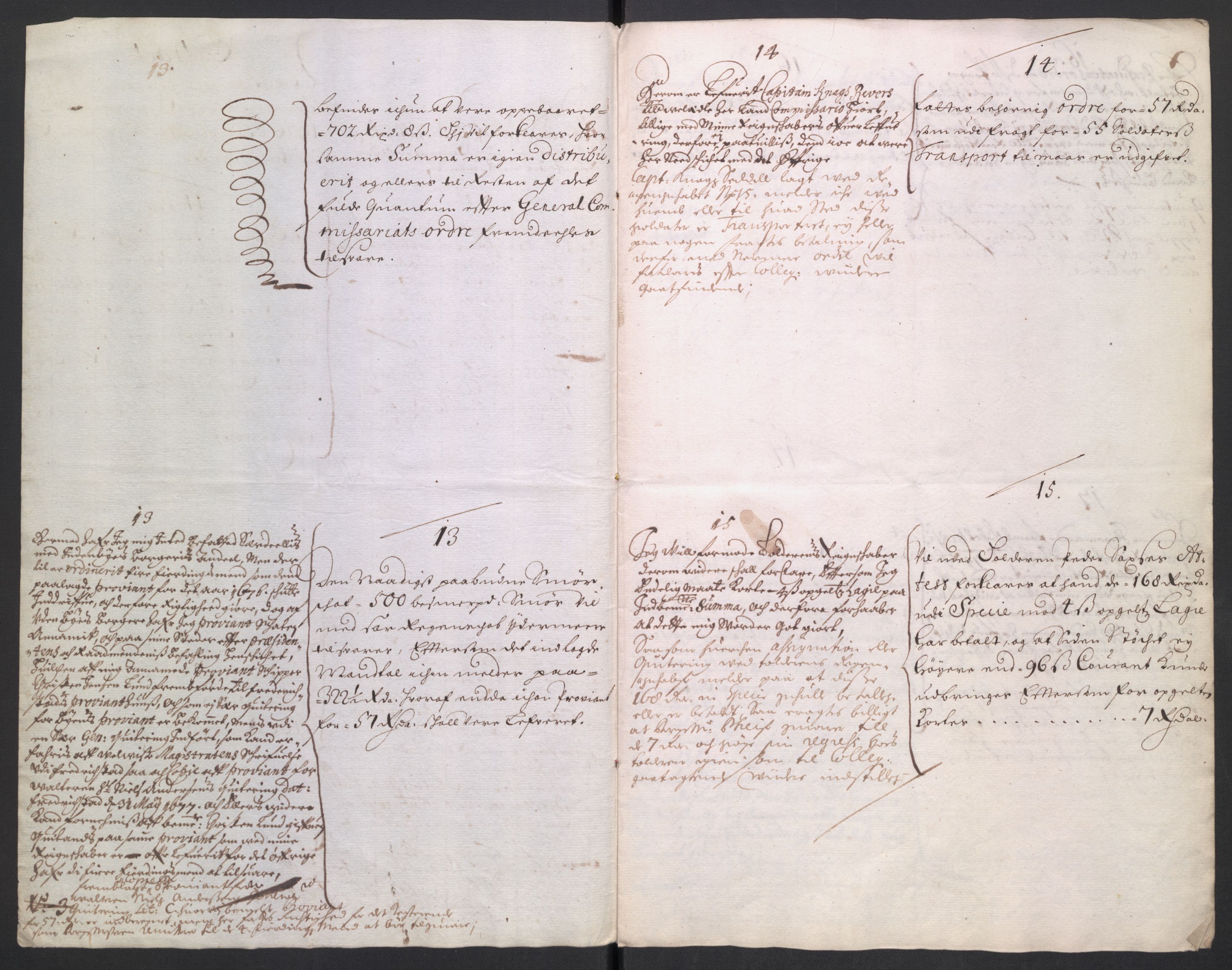 Rentekammeret inntil 1814, Reviderte regnskaper, Byregnskaper, RA/EA-4066/R/Ro/L0301: [O3] Kontribusjonsregnskap, 1679-1684, p. 312