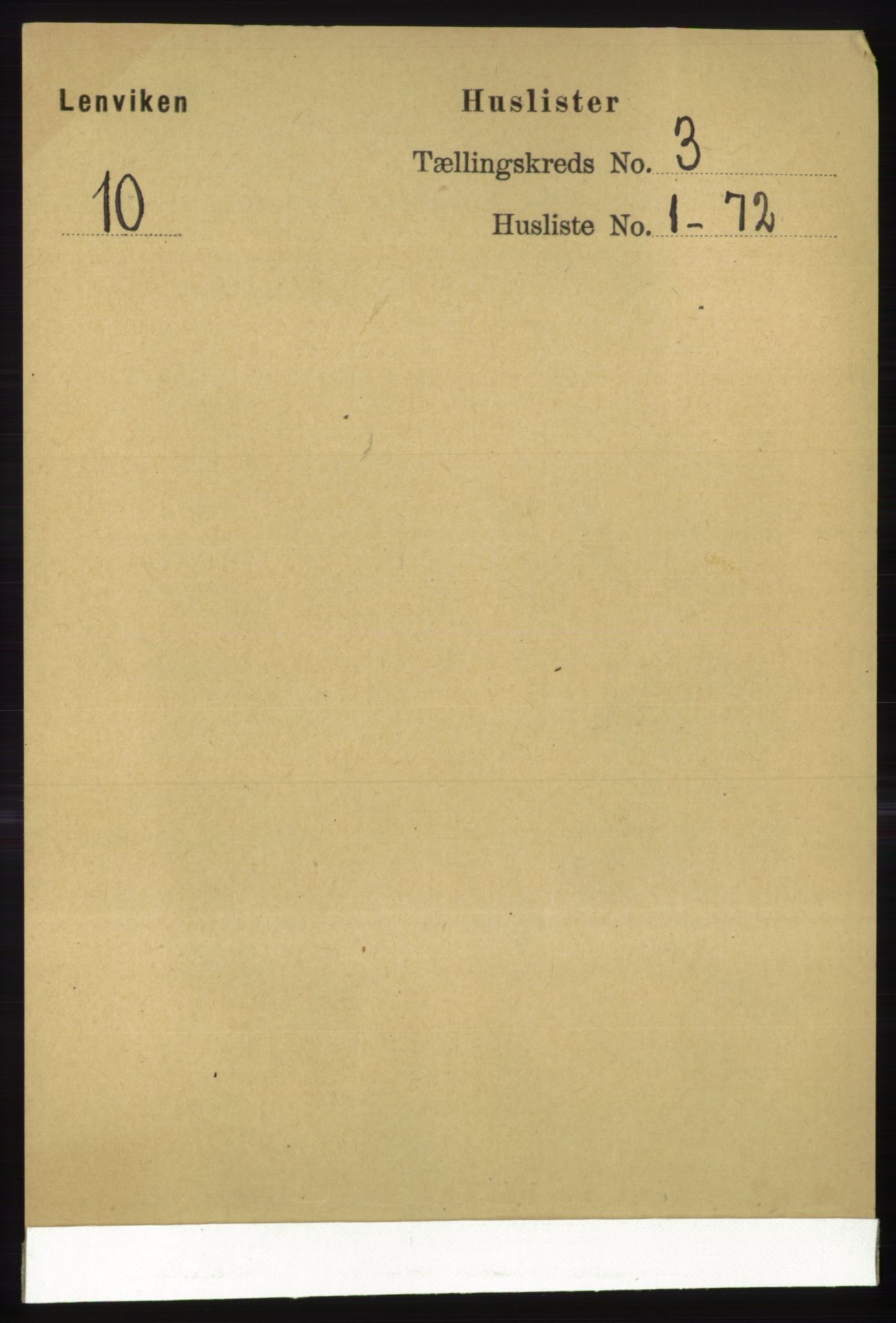 RA, 1891 census for 1931 Lenvik, 1891, p. 1280