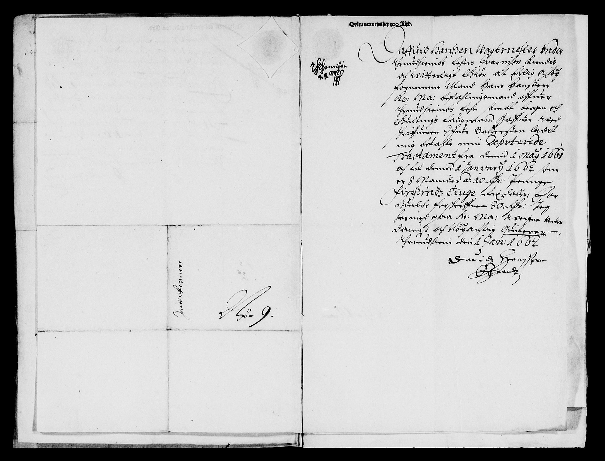 Rentekammeret inntil 1814, Reviderte regnskaper, Lensregnskaper, AV/RA-EA-5023/R/Rb/Rbw/L0148: Trondheim len, 1661