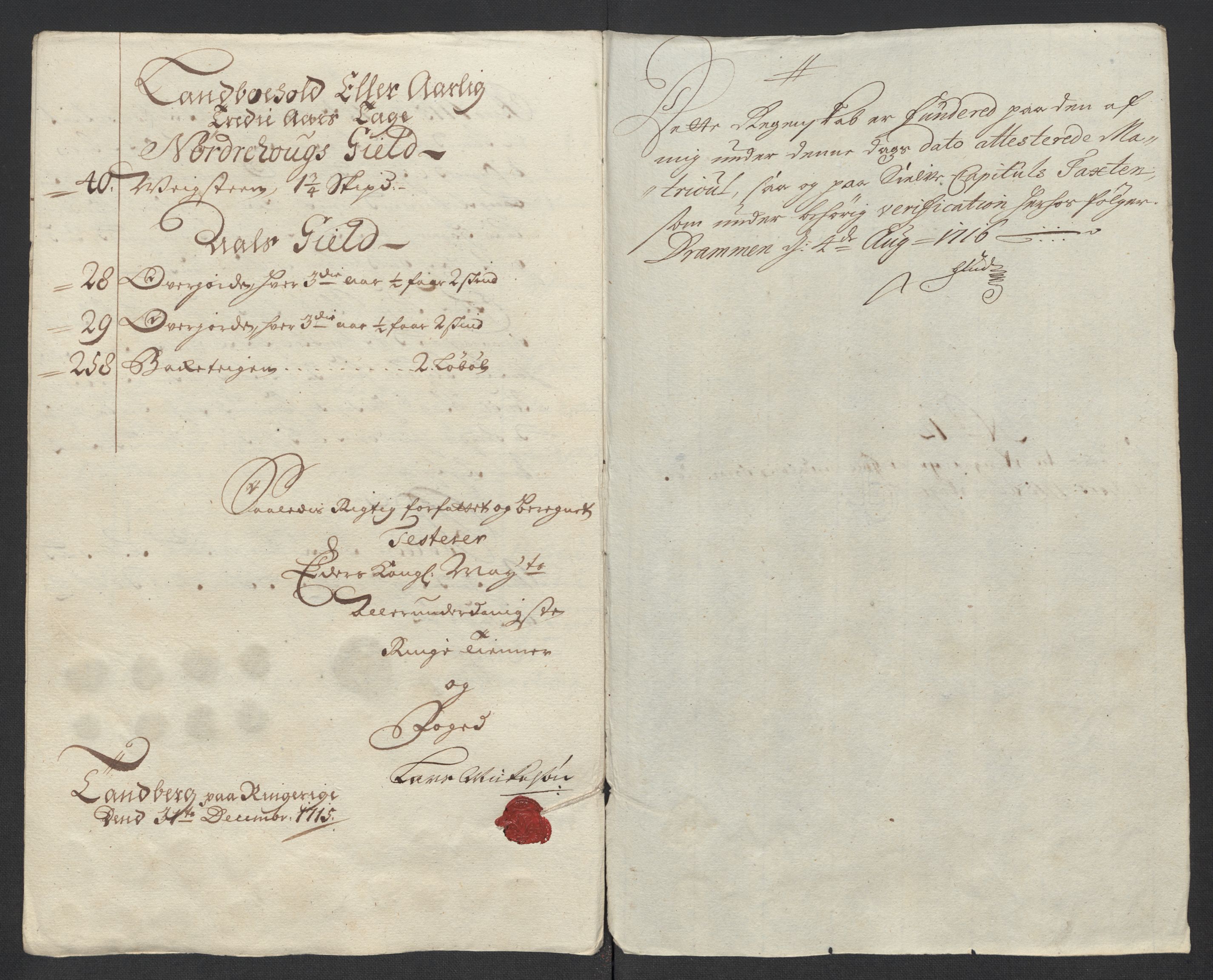 Rentekammeret inntil 1814, Reviderte regnskaper, Fogderegnskap, RA/EA-4092/R23/L1473: Fogderegnskap Ringerike og Hallingdal, 1715, p. 173