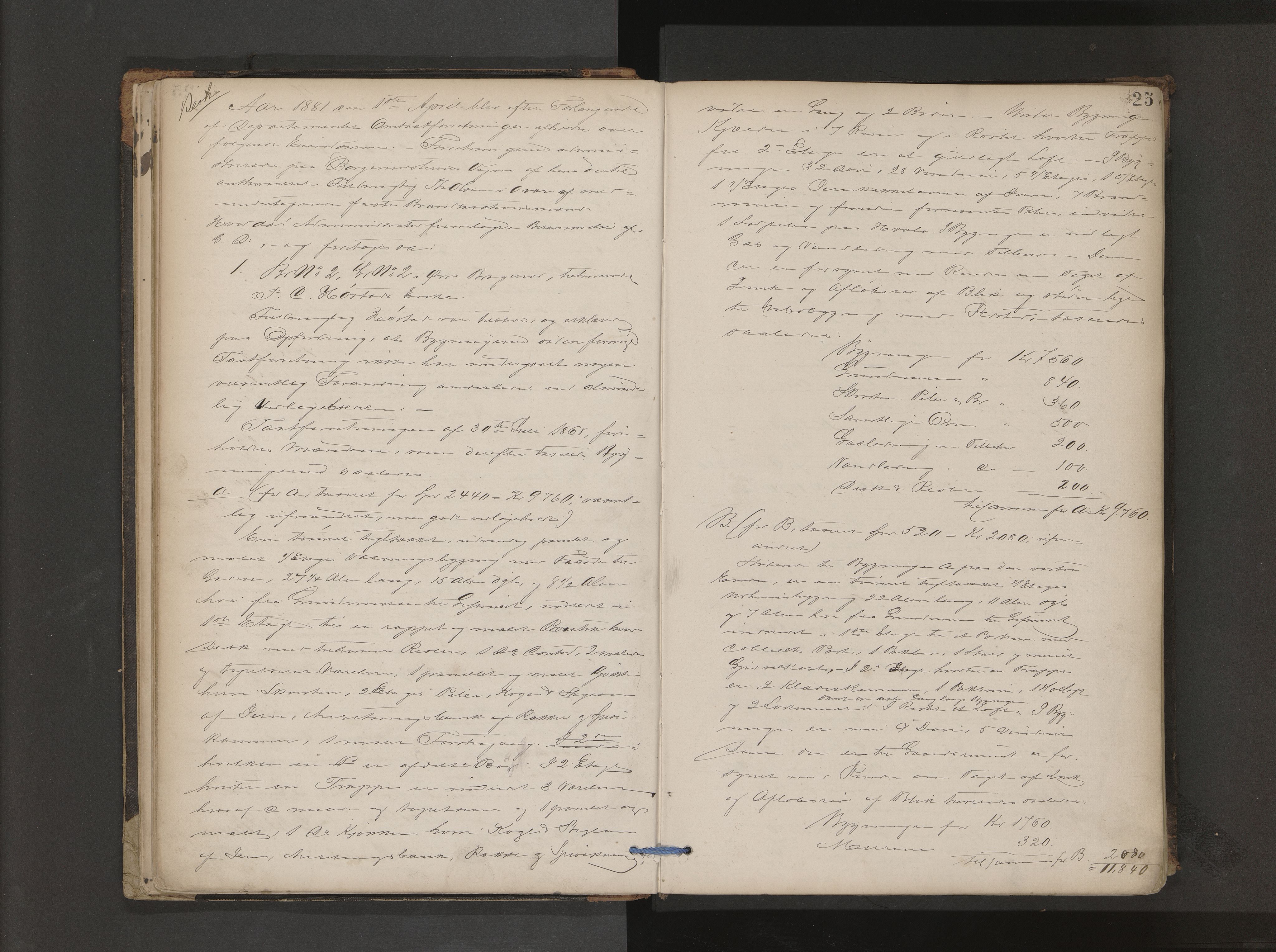 Drammen magistrat, AV/SAKO-A-846/F/Fa/Faa/L0004: Branntakstprotokoll, 1880-1886, p. 25