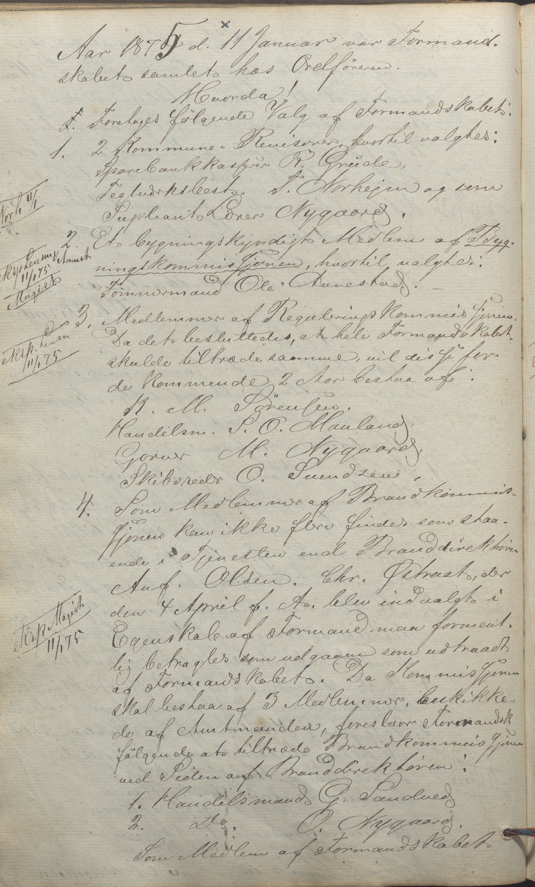 Sandnes kommune - Formannskapet og Bystyret, IKAR/K-100188/Aa/L0001: Møtebok, 1862-1875, p. 207