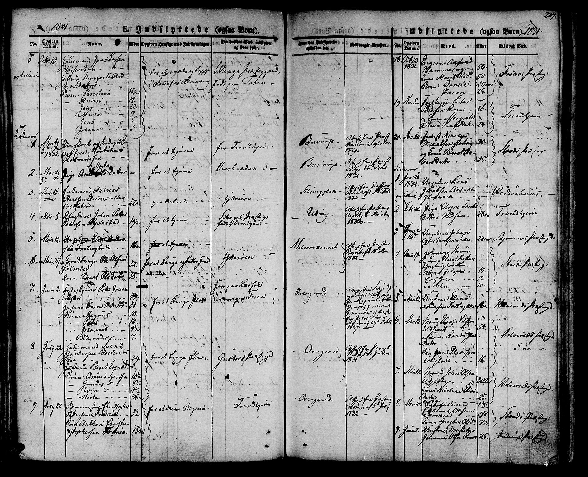 Ministerialprotokoller, klokkerbøker og fødselsregistre - Nord-Trøndelag, SAT/A-1458/741/L0390: Parish register (official) no. 741A04, 1822-1836, p. 227
