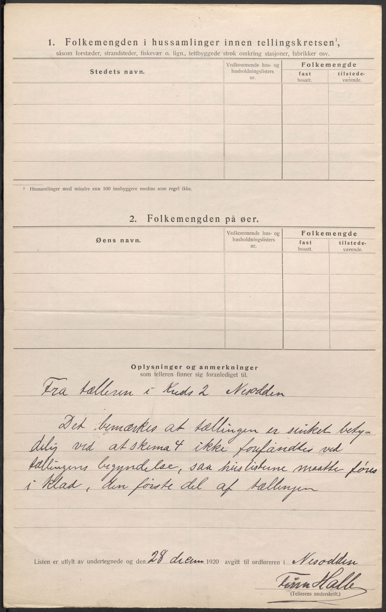 SAO, 1920 census for Nesodden, 1920, p. 15