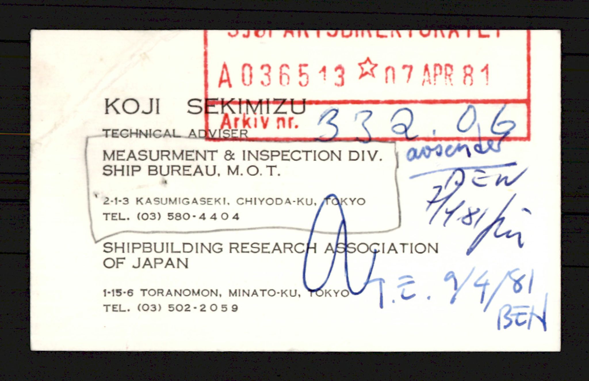 Sjøfartsdirektoratet med forløpere, generelt arkiv, RA/S-1407/D/Du/Duc/L0641/0004: Skipskontrollen - Forskrifter    / Utleiebåter (2 mapper), 1977-1989, p. 518