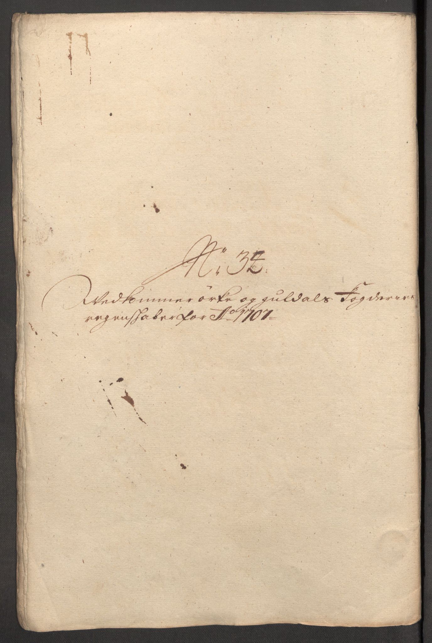 Rentekammeret inntil 1814, Reviderte regnskaper, Fogderegnskap, AV/RA-EA-4092/R60/L3957: Fogderegnskap Orkdal og Gauldal, 1707, p. 388