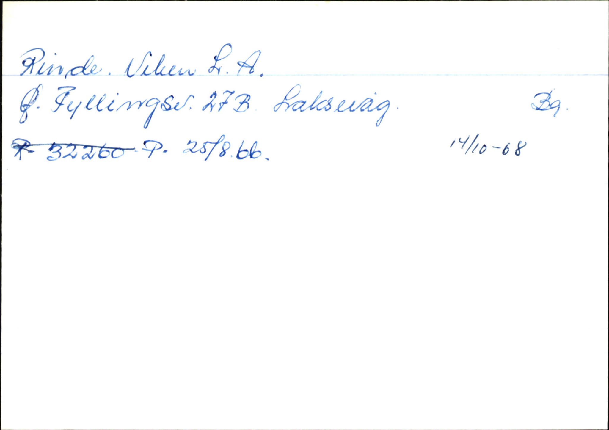 Statens vegvesen, Hordaland vegkontor, SAB/A-5201/2/Ha/L0045: R-eierkort R, 1920-1971, p. 1