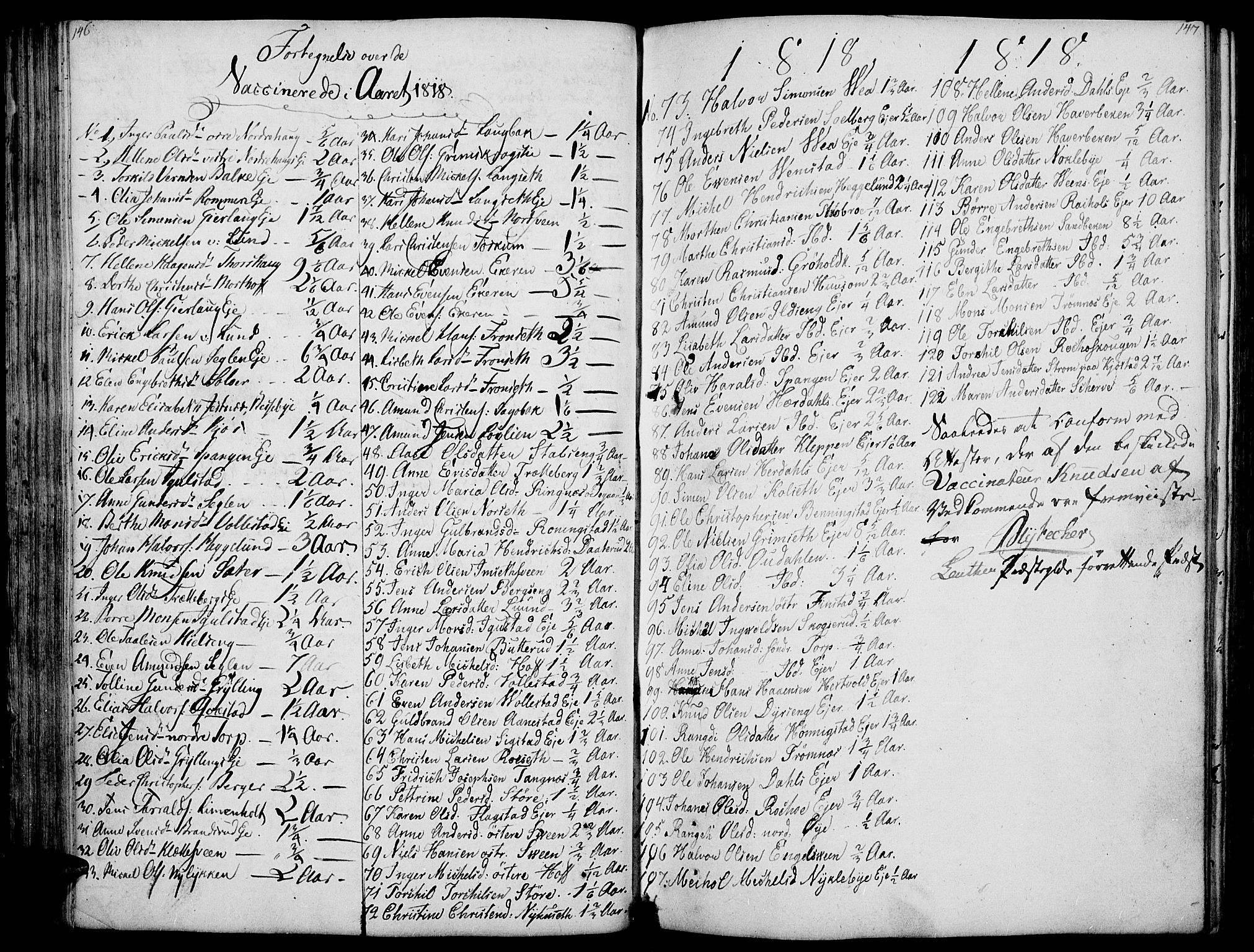 Løten prestekontor, AV/SAH-PREST-022/K/Ka/L0004: Parish register (official) no. 4, 1801-1814, p. 146-147