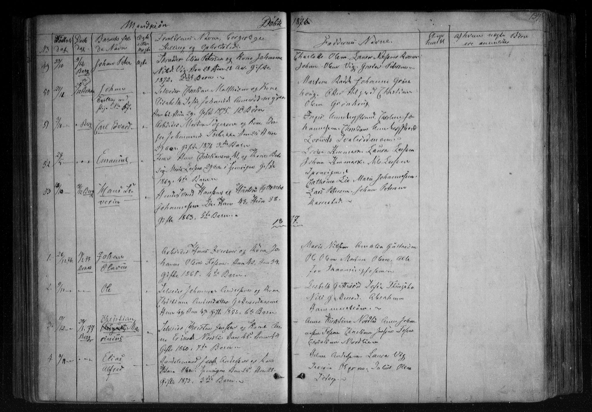 Berg prestekontor Kirkebøker, AV/SAO-A-10902/F/Fa/L0005: Parish register (official) no. I 5, 1861-1877, p. 134