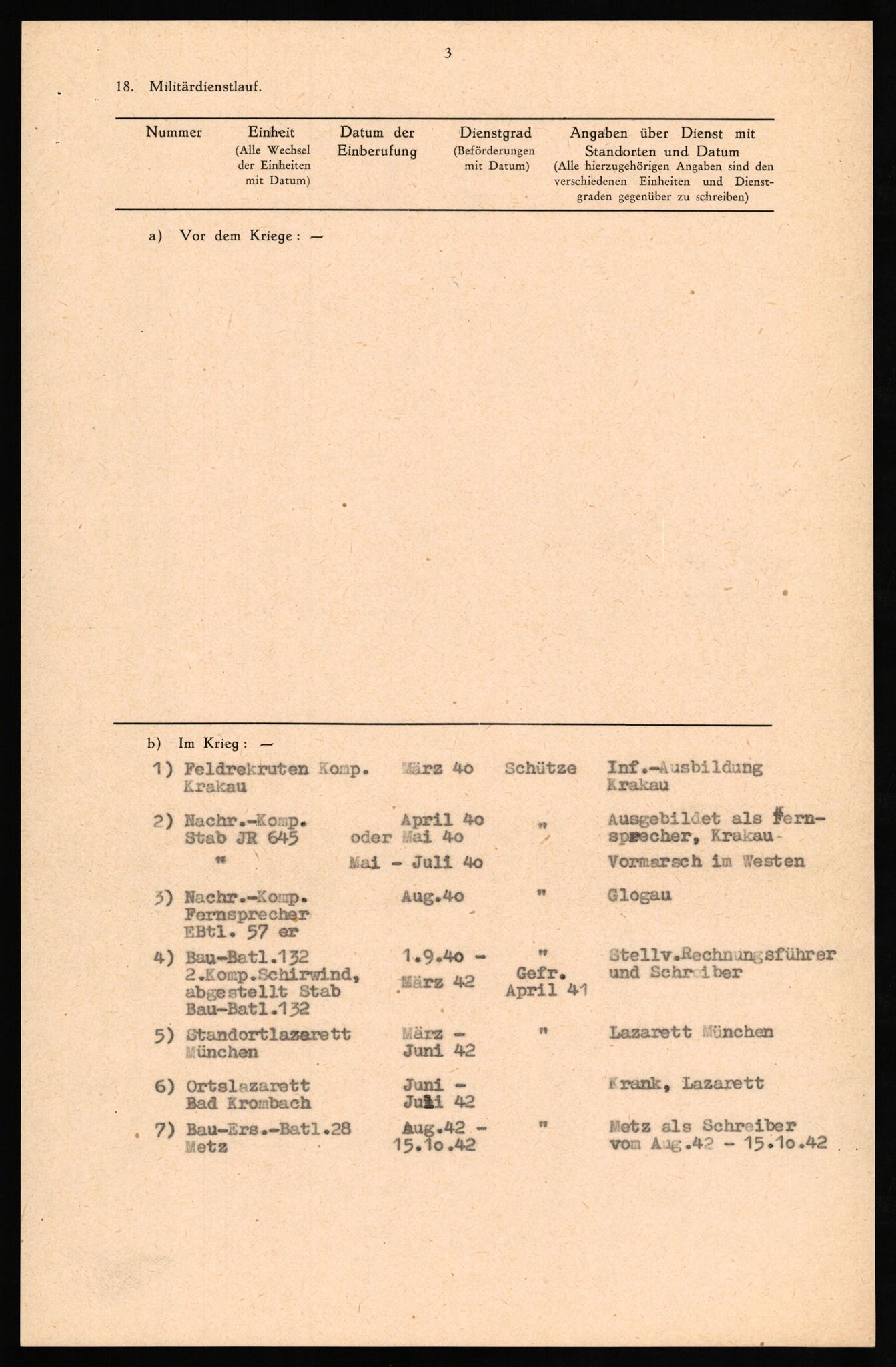 Forsvaret, Forsvarets overkommando II, AV/RA-RAFA-3915/D/Db/L0024: CI Questionaires. Tyske okkupasjonsstyrker i Norge. Tyskere., 1945-1946, p. 22