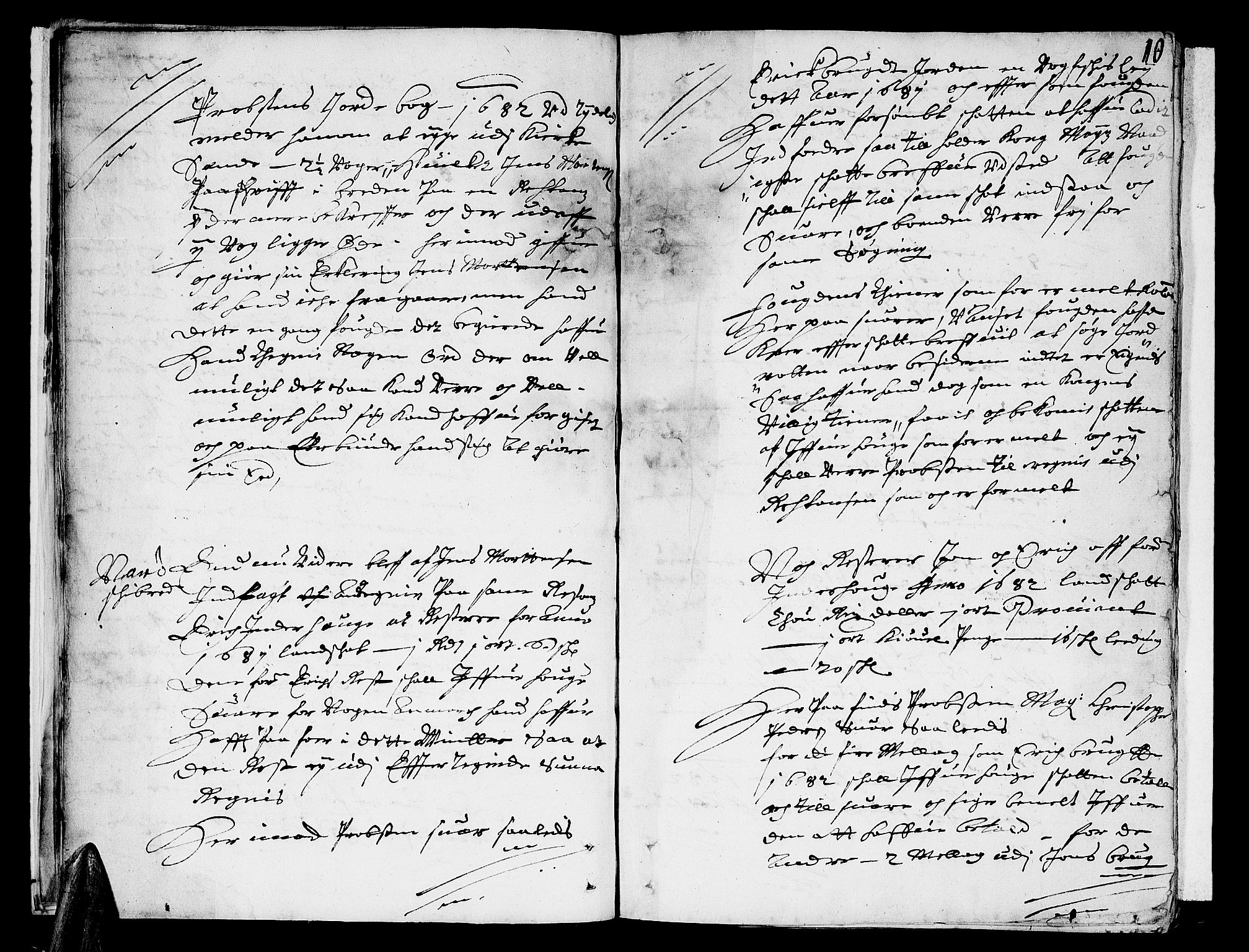 Sunnmøre sorenskriveri, AV/SAT-A-0005/1/1A/L0013: Tingbok 12, 1684, p. 9b-10a