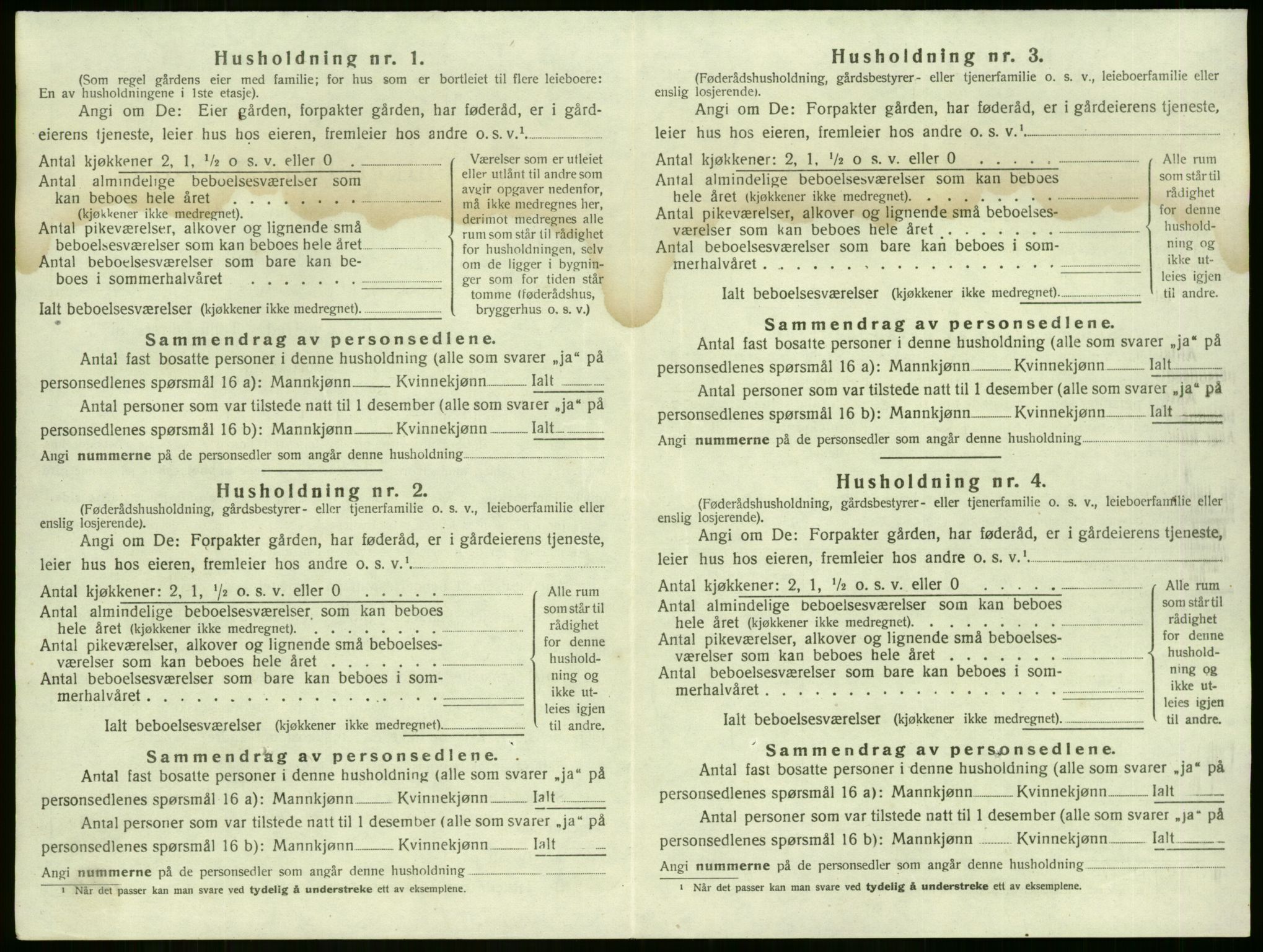 SAKO, 1920 census for Sem, 1920, p. 2103