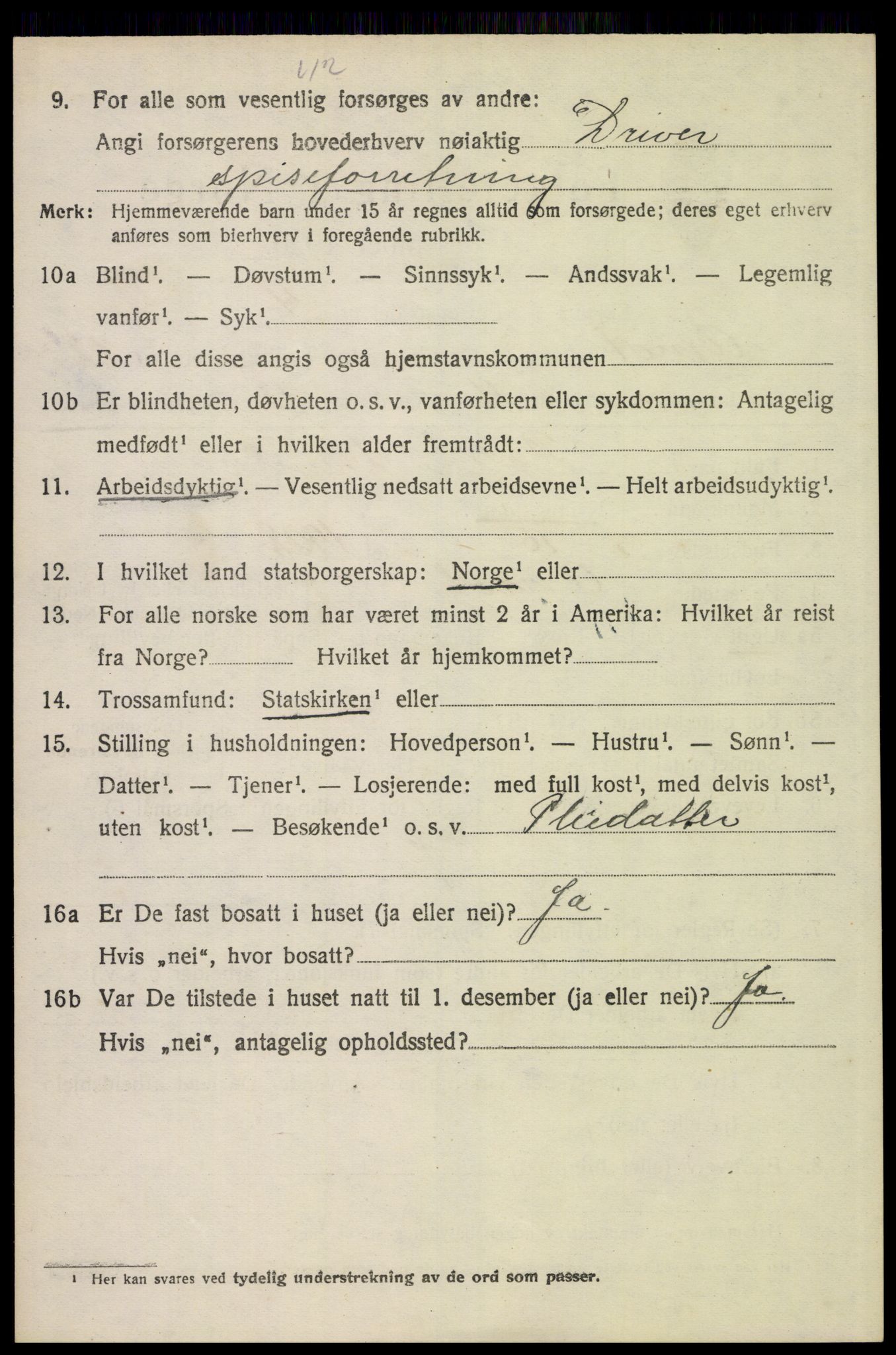 SAH, 1920 census for Åmot, 1920, p. 9644