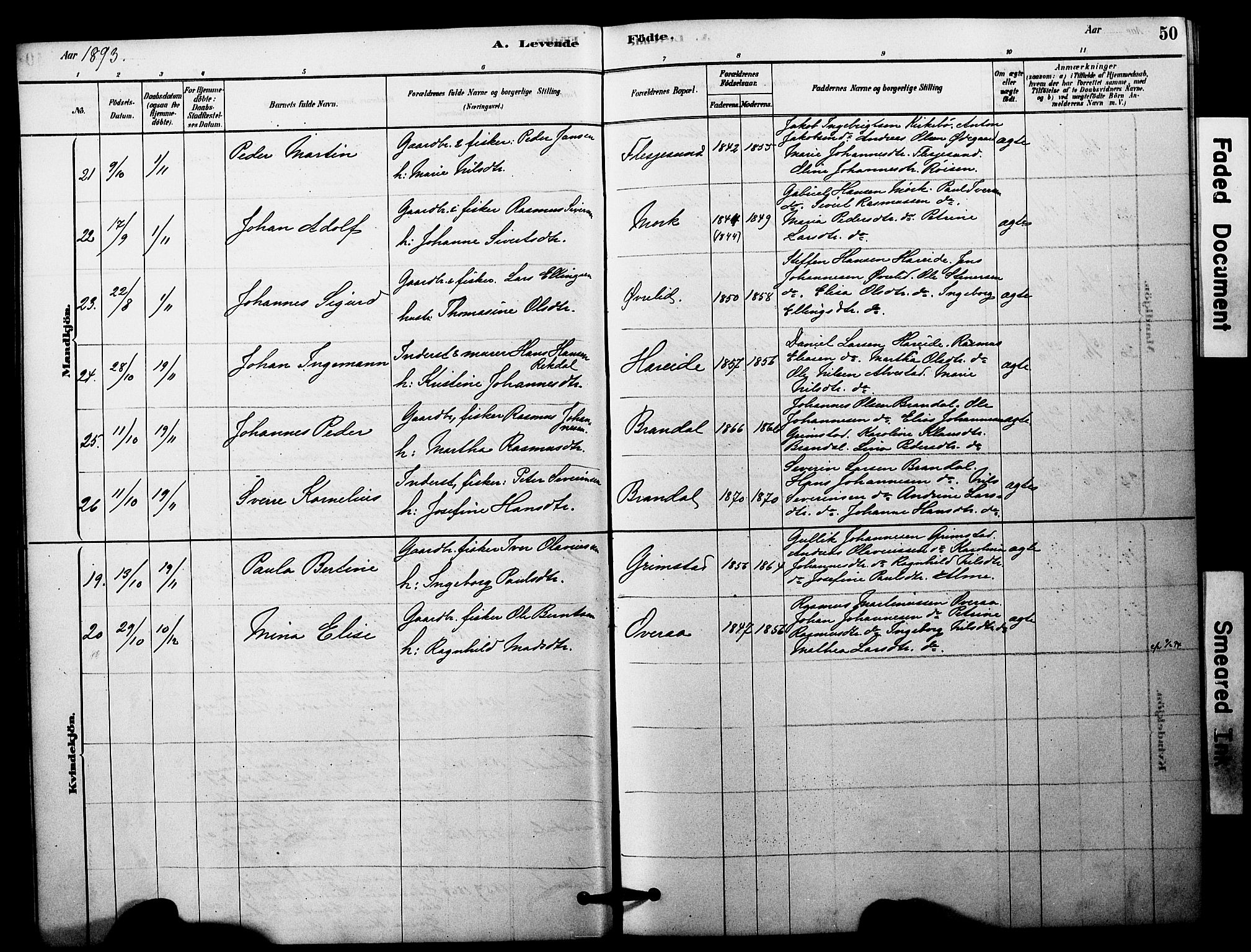 Ministerialprotokoller, klokkerbøker og fødselsregistre - Møre og Romsdal, AV/SAT-A-1454/510/L0122: Parish register (official) no. 510A02, 1878-1897, p. 50