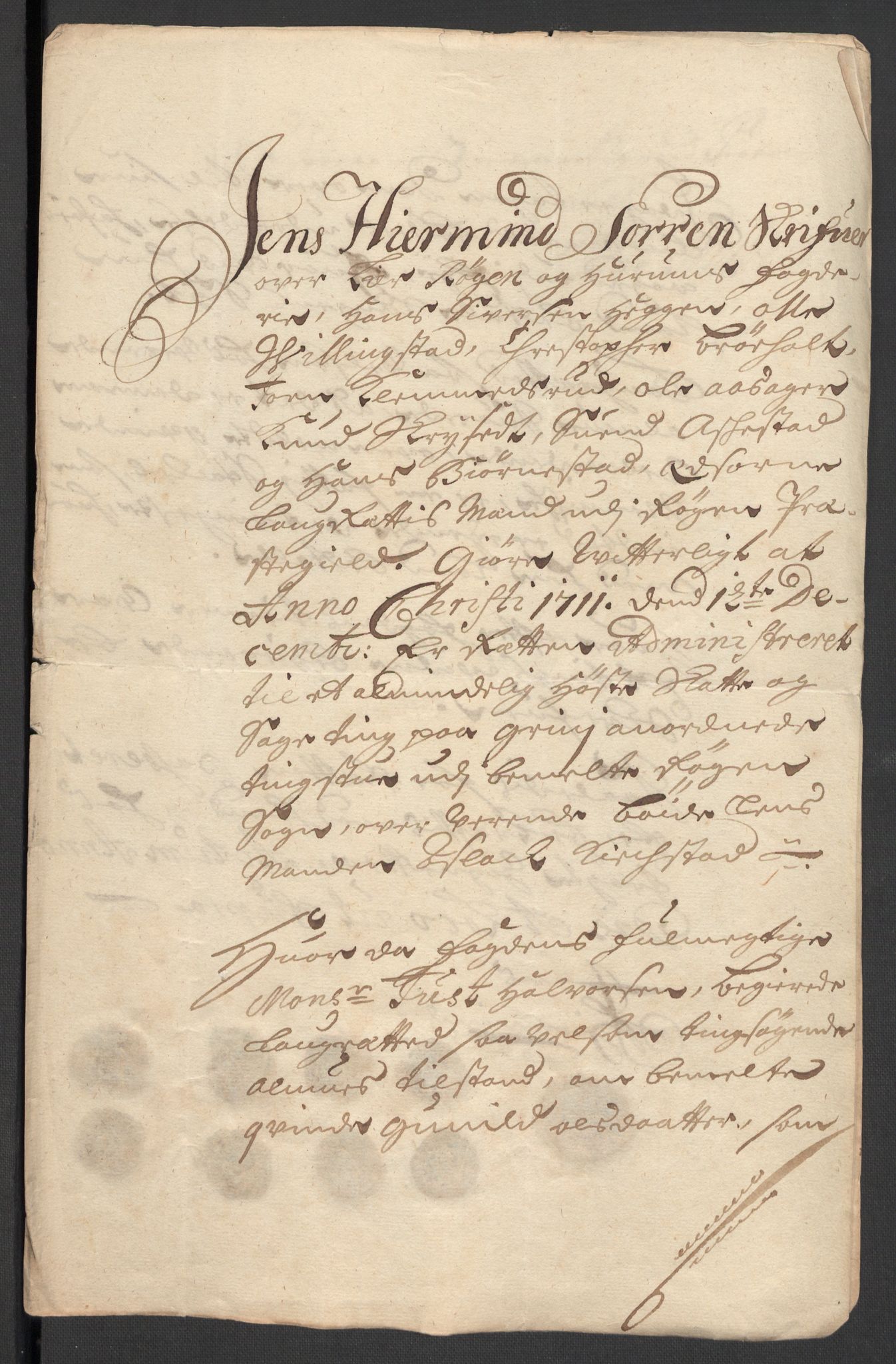 Rentekammeret inntil 1814, Reviderte regnskaper, Fogderegnskap, AV/RA-EA-4092/R31/L1705: Fogderegnskap Hurum, Røyken, Eiker, Lier og Buskerud, 1711, p. 355