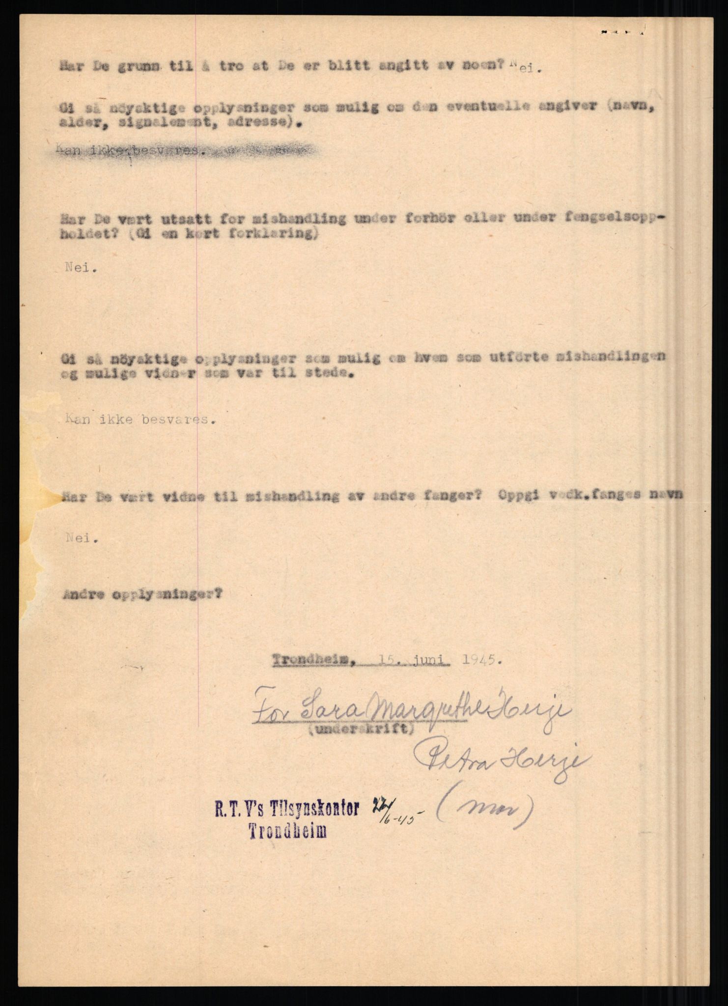 Rikspolitisjefen, AV/RA-S-1560/L/L0007: Heen, Erik C. - Iversen, Trygve, 1940-1945, p. 128