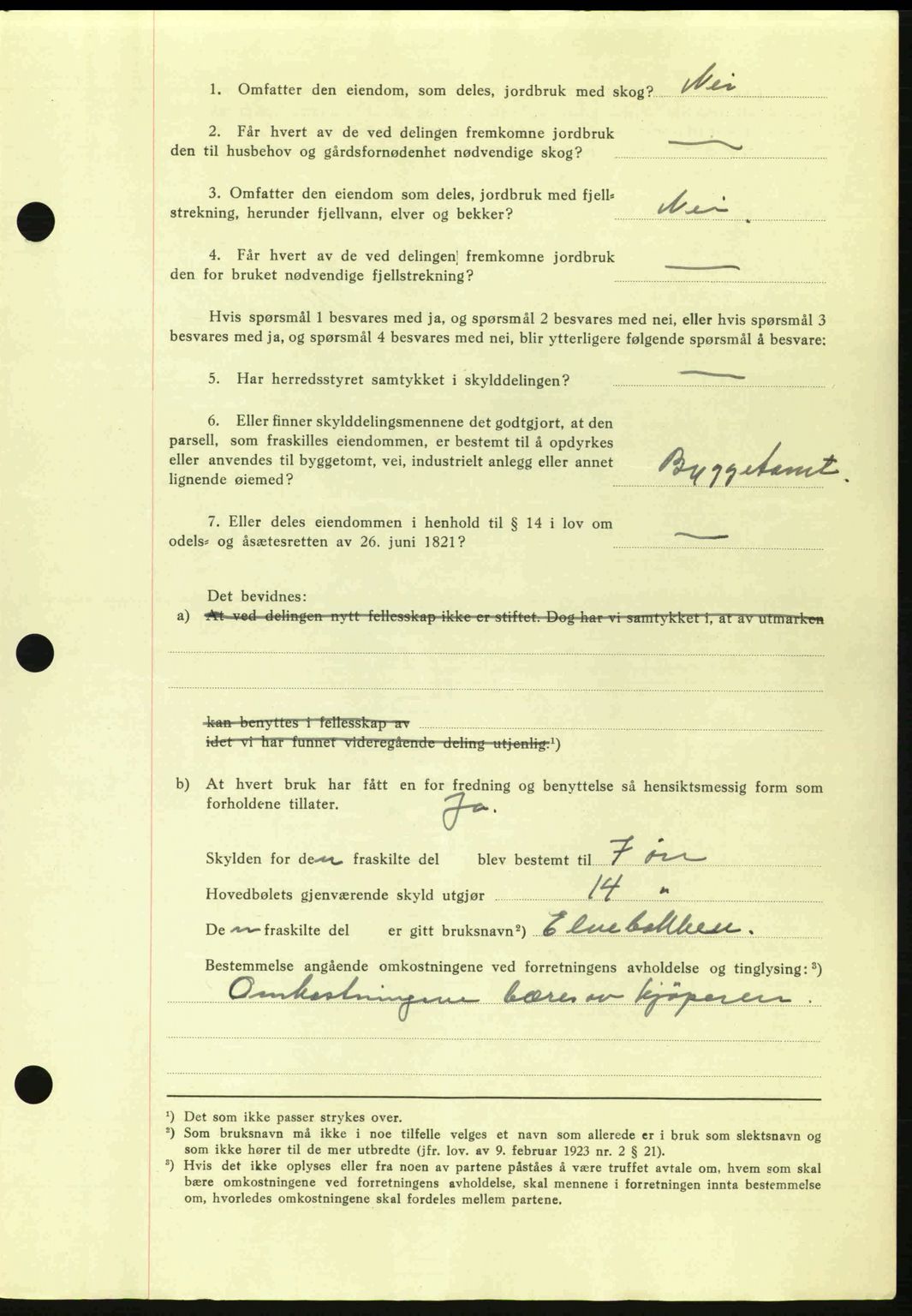 Romsdal sorenskriveri, AV/SAT-A-4149/1/2/2C: Mortgage book no. A11, 1941-1942, Diary no: : 1914/1941