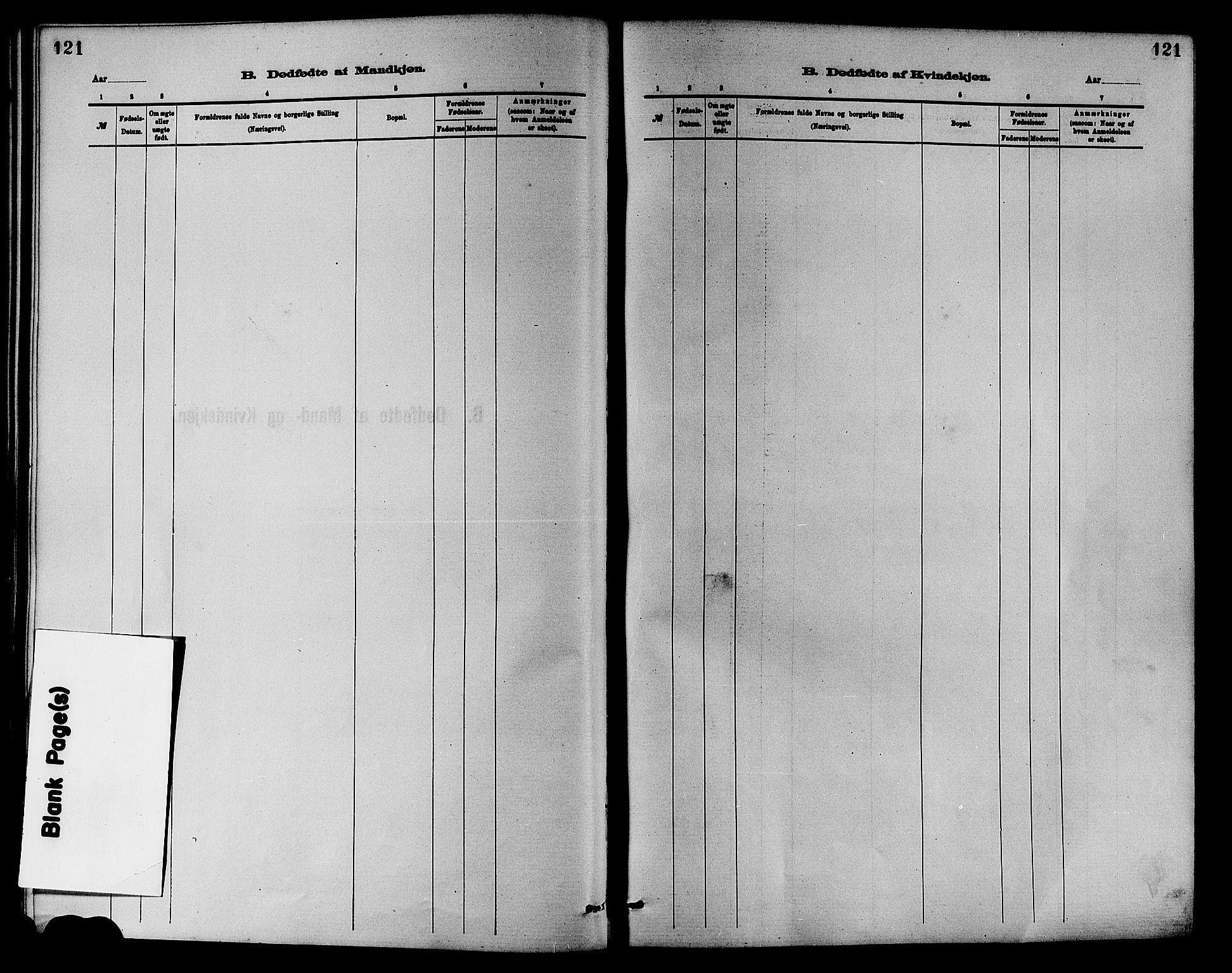 Nedre Eiker kirkebøker, AV/SAKO-A-612/F/Fa/L0001: Parish register (official) no. 1, 1853-1877, p. 121