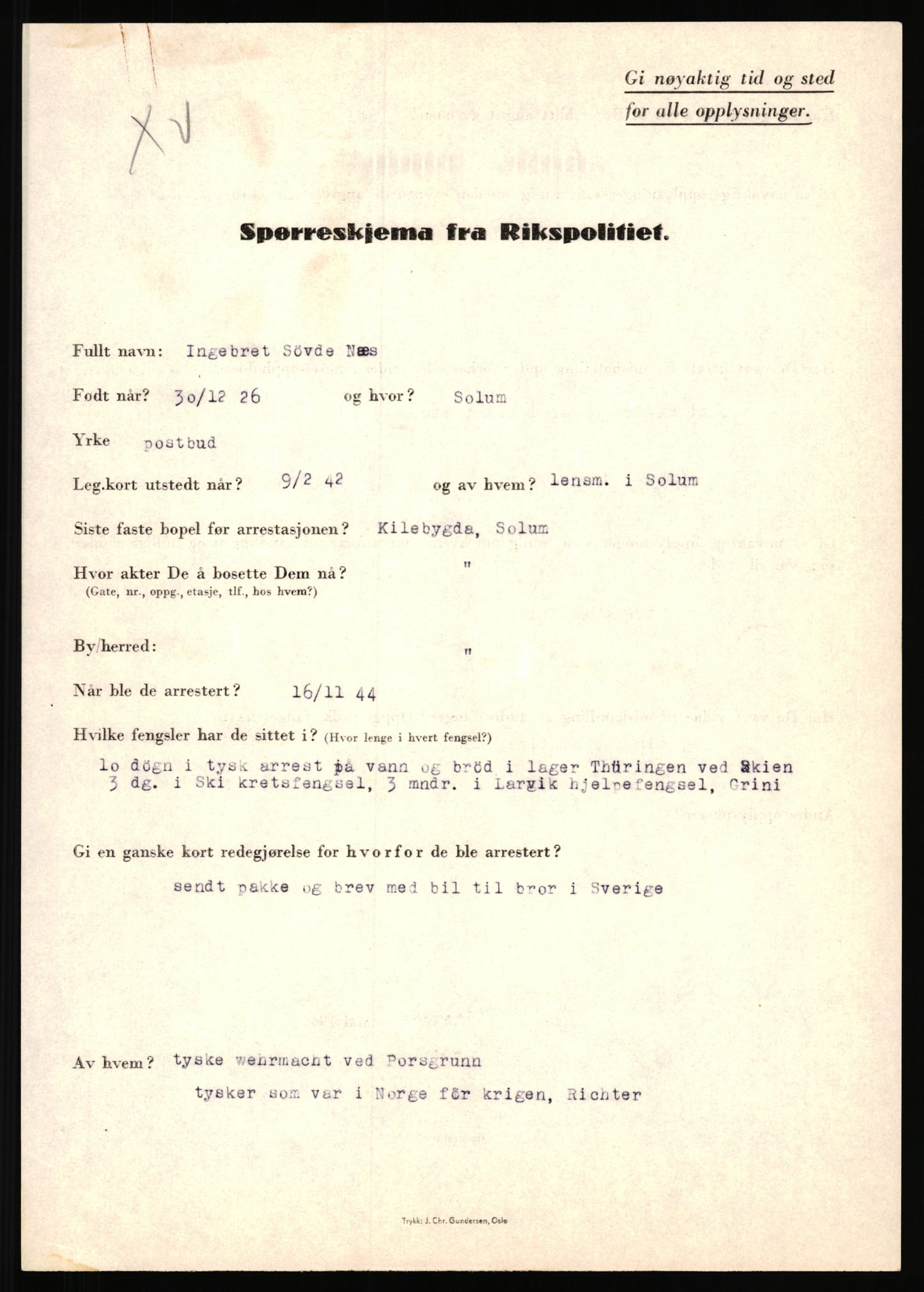 Rikspolitisjefen, AV/RA-S-1560/L/L0012: Mogensen, Øivind - Noraas, Lars, 1940-1945, p. 436