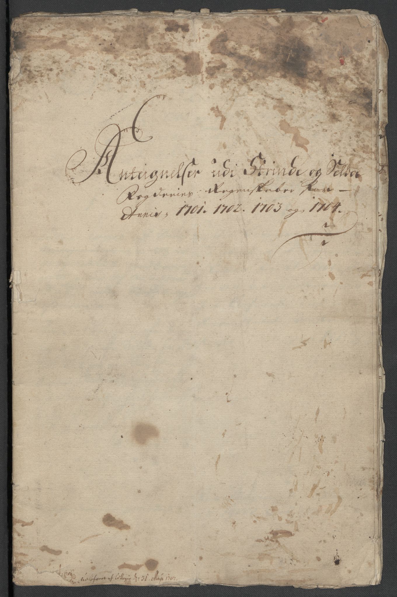 Rentekammeret inntil 1814, Reviderte regnskaper, Fogderegnskap, AV/RA-EA-4092/R61/L4109: Fogderegnskap Strinda og Selbu, 1704-1706, p. 226