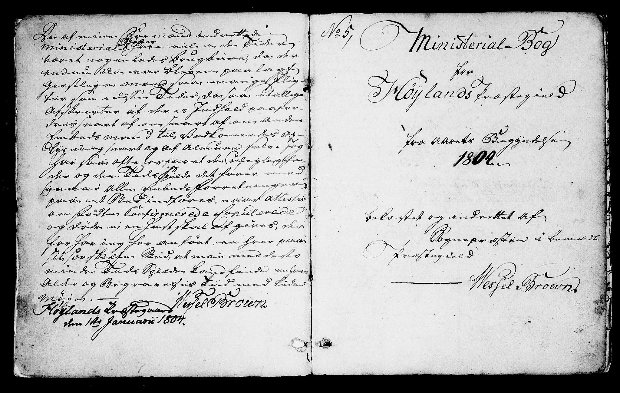 Høyland sokneprestkontor, SAST/A-101799/001/30BA/L0005: Parish register (official) no. A 5, 1804-1815