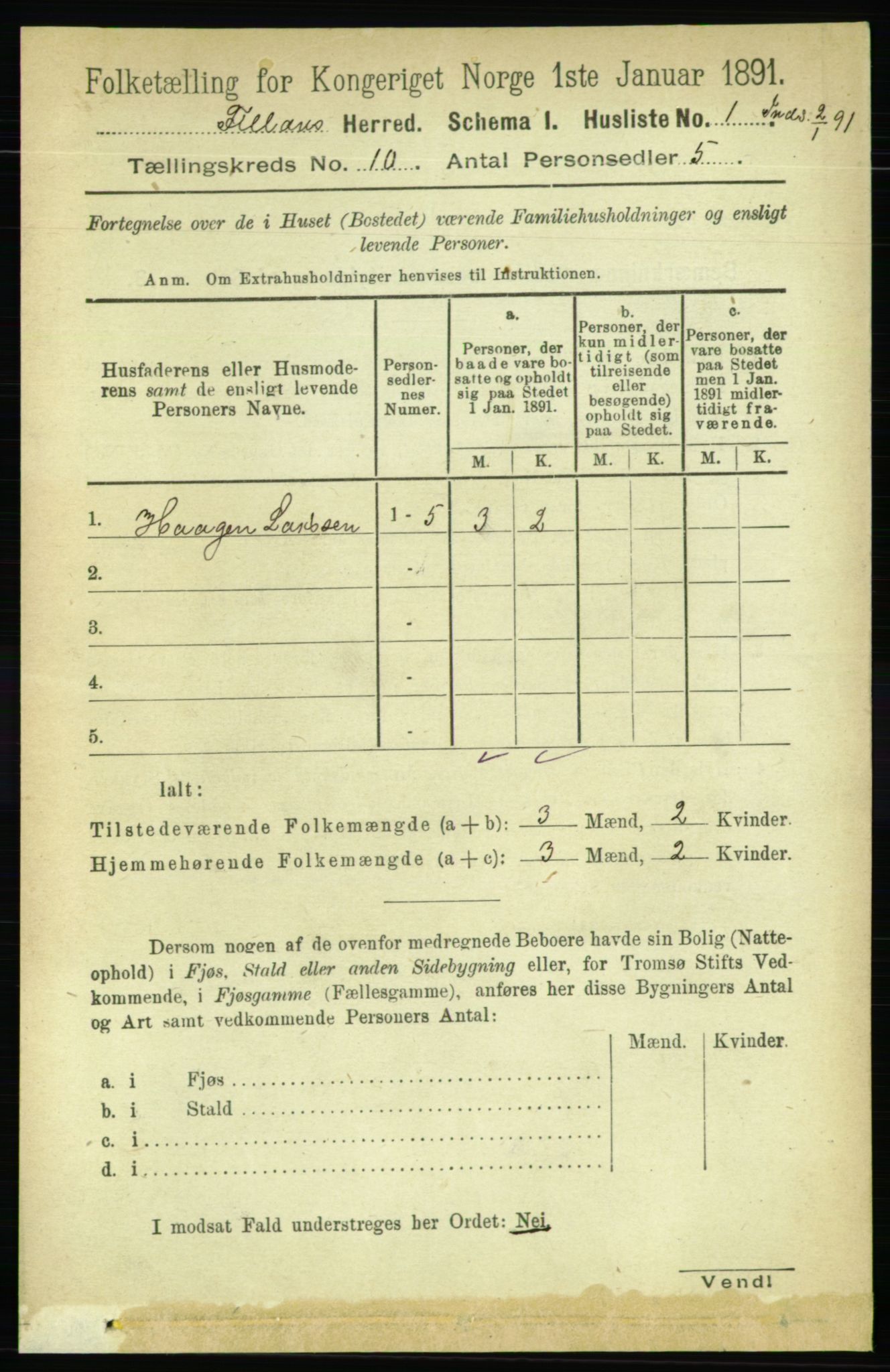 RA, 1891 census for 1616 Fillan, 1891, p. 2759
