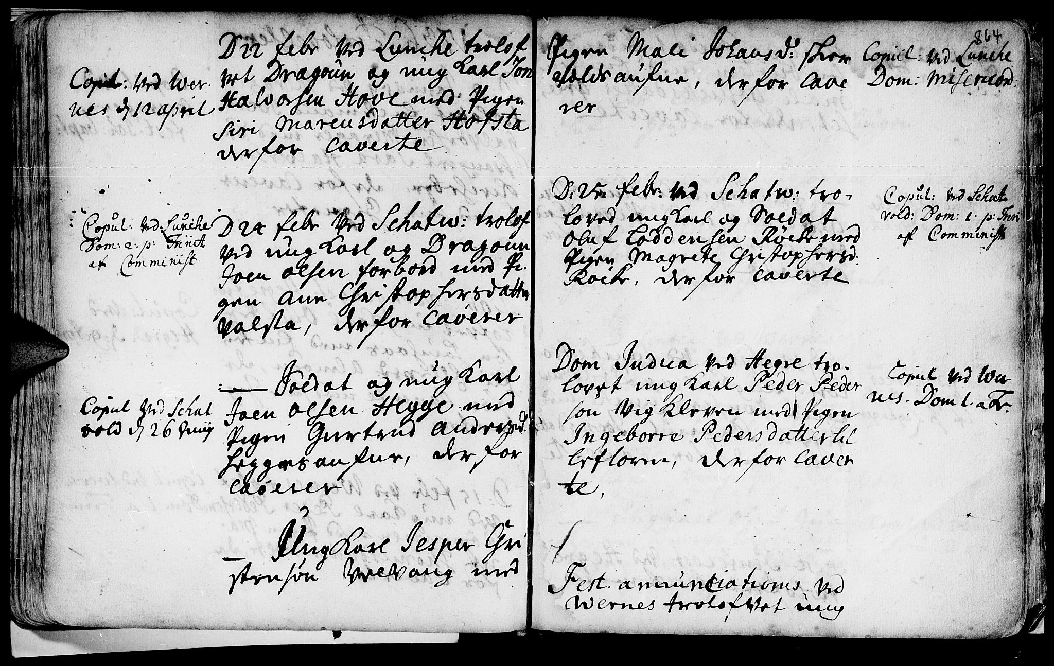 Ministerialprotokoller, klokkerbøker og fødselsregistre - Nord-Trøndelag, SAT/A-1458/709/L0055: Parish register (official) no. 709A03, 1730-1739, p. 863-864