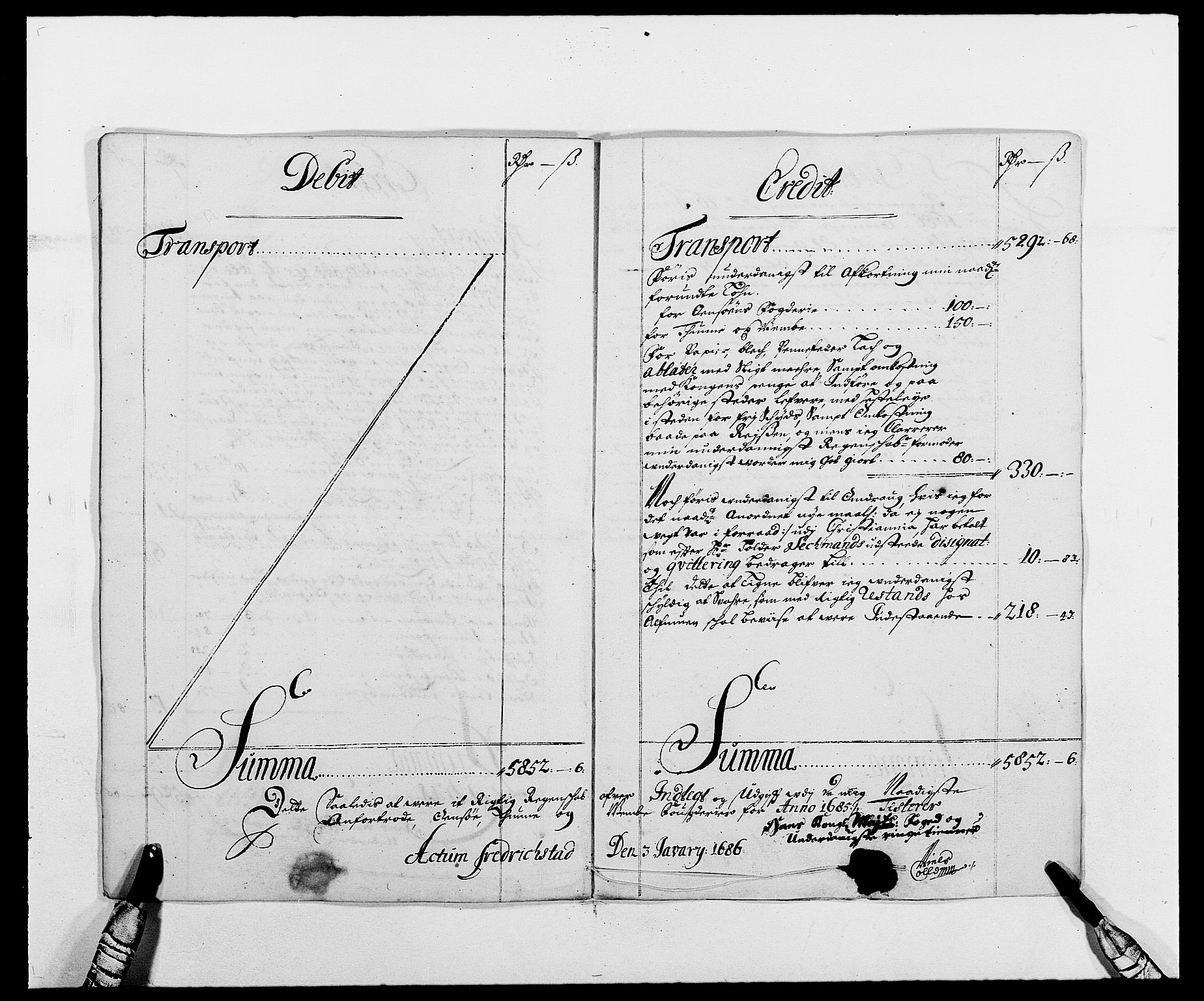 Rentekammeret inntil 1814, Reviderte regnskaper, Fogderegnskap, AV/RA-EA-4092/R03/L0116: Fogderegnskap Onsøy, Tune, Veme og Åbygge fogderi, 1684-1689, p. 10