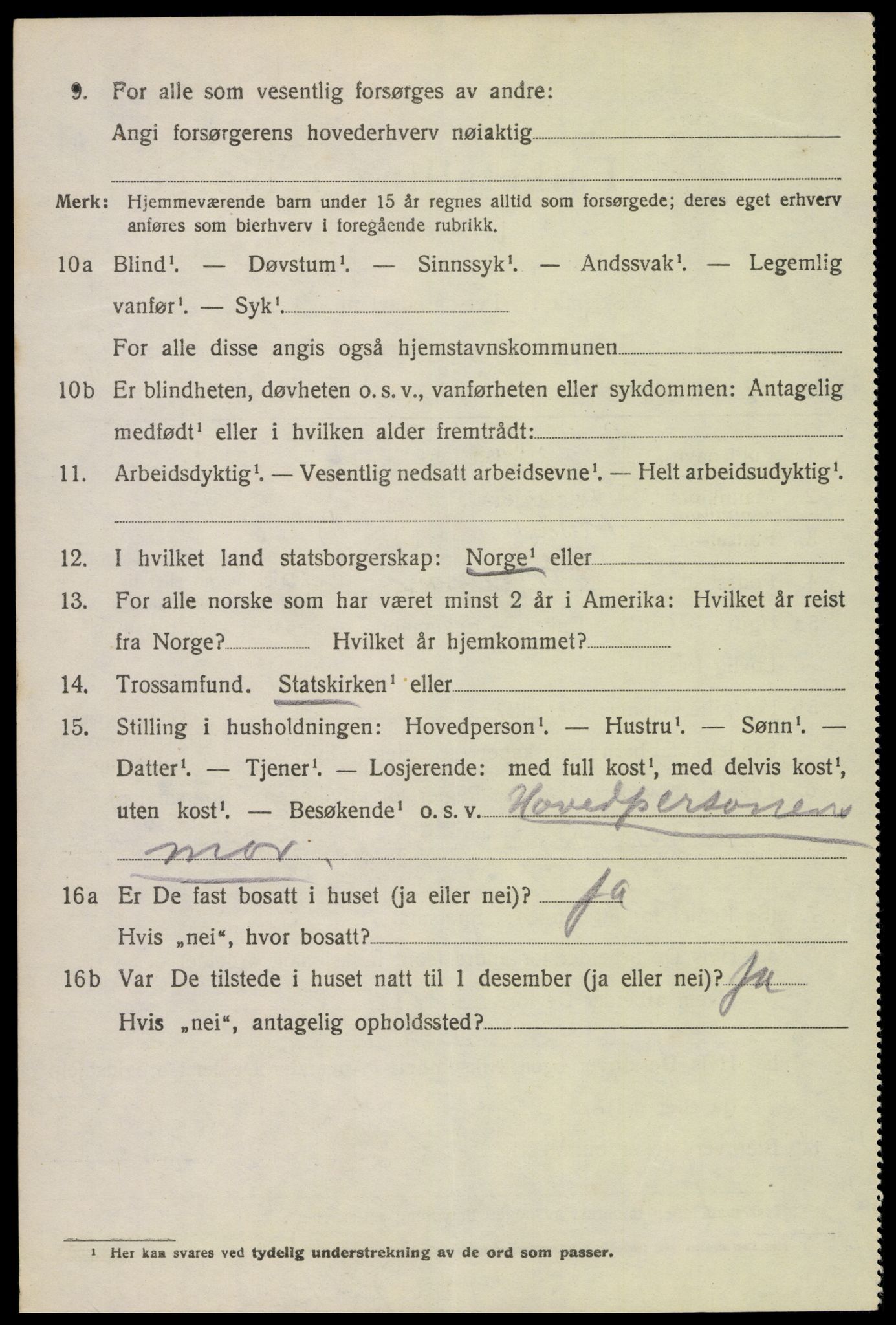 SAKO, 1920 census for Gjerpen, 1920, p. 13215