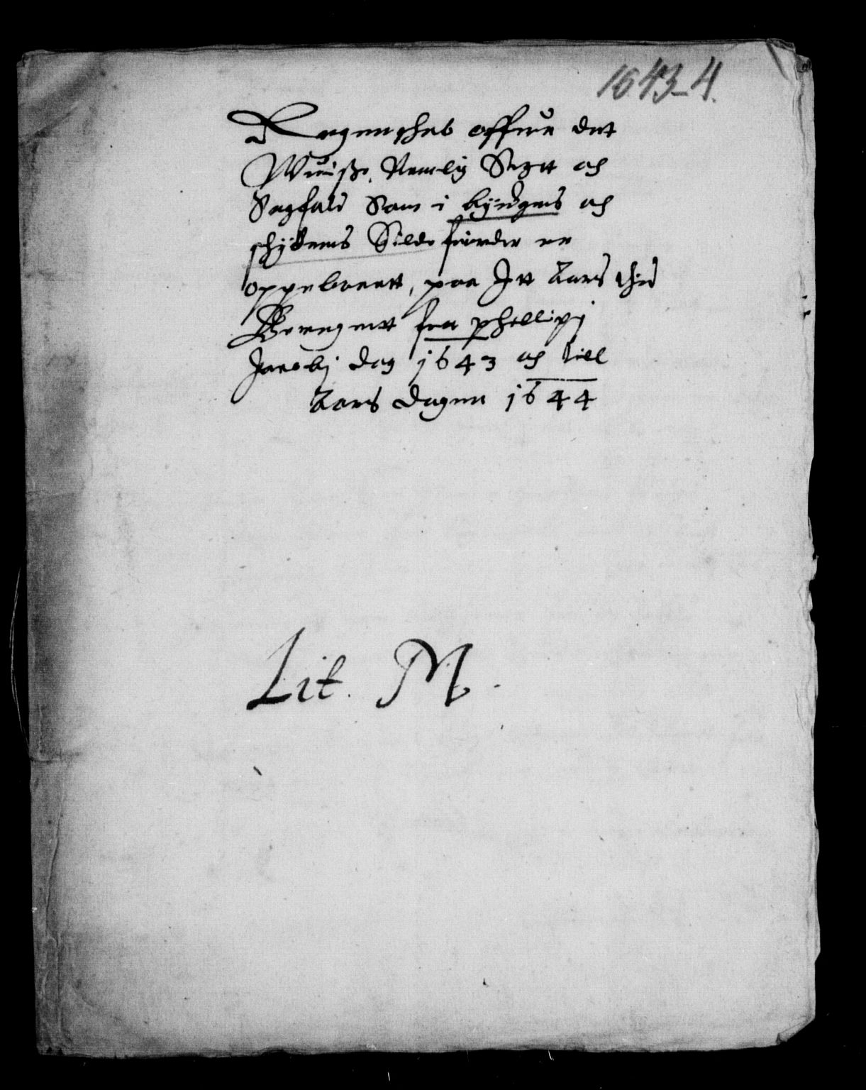 Rentekammeret inntil 1814, Reviderte regnskaper, Lensregnskaper, AV/RA-EA-5023/R/Rb/Rbw/L0077: Trondheim len, 1642-1644