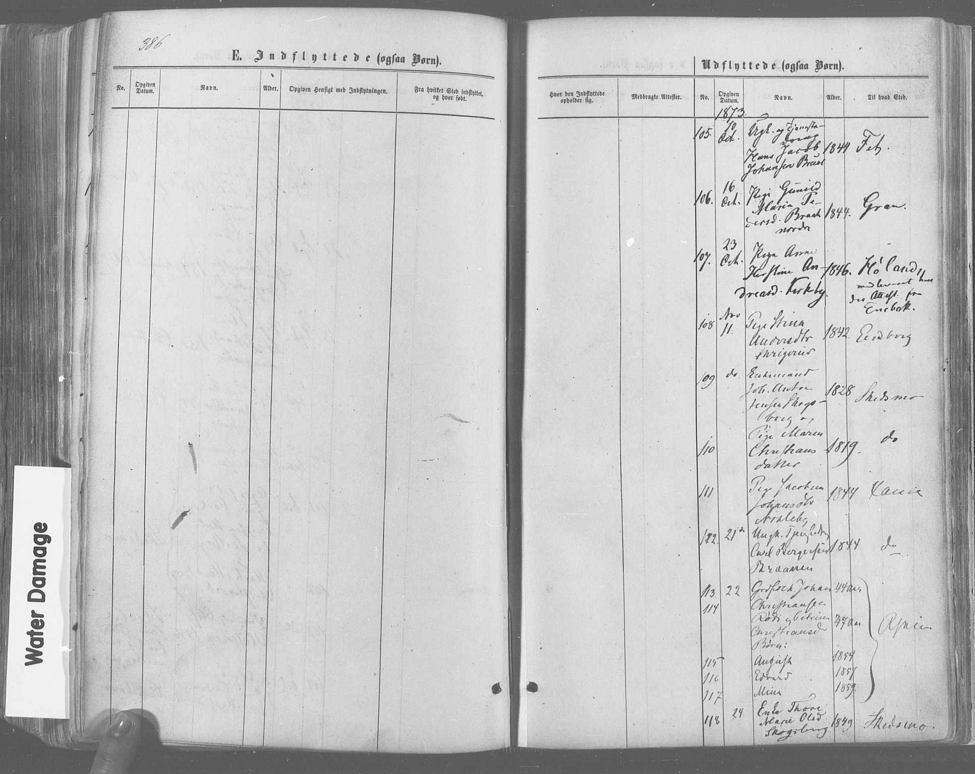 Trøgstad prestekontor Kirkebøker, SAO/A-10925/F/Fa/L0009: Parish register (official) no. I 9, 1865-1877, p. 386